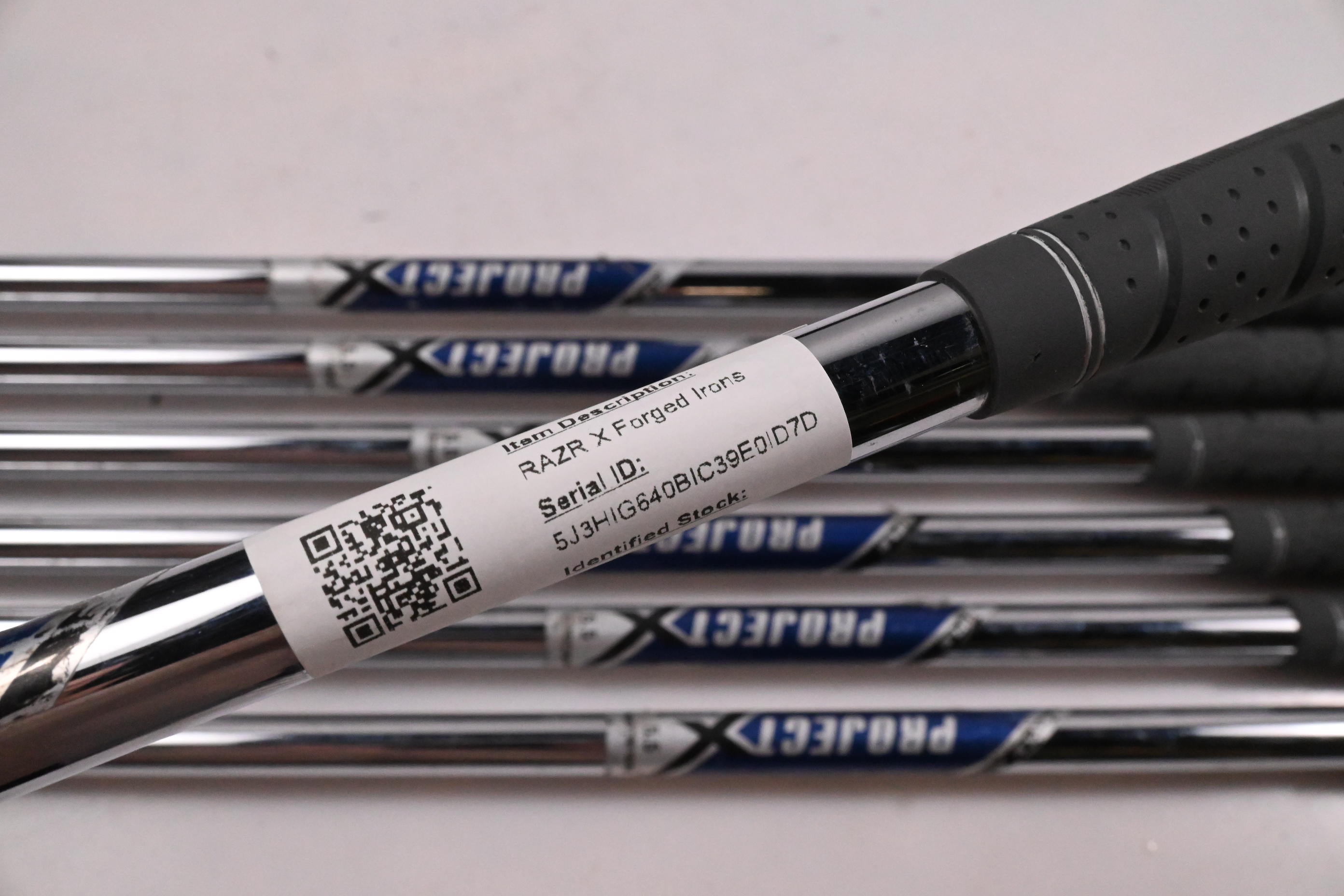 Callaway RAZR X Forged Irons / 4-PW / Regular Flex Project X Flighted Shafts