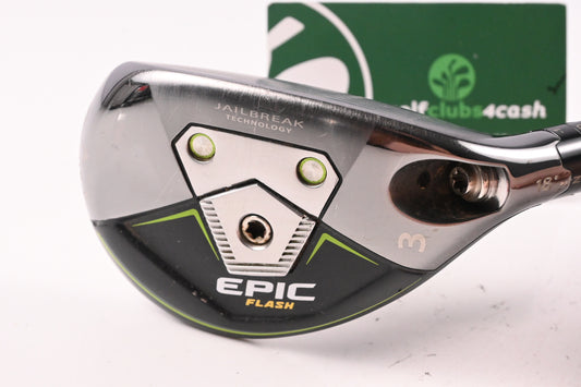 Callaway Epic Flash #3 Hybrid / 18 Degree / Stiff Flex EvenFlow Blue 85 Shaft