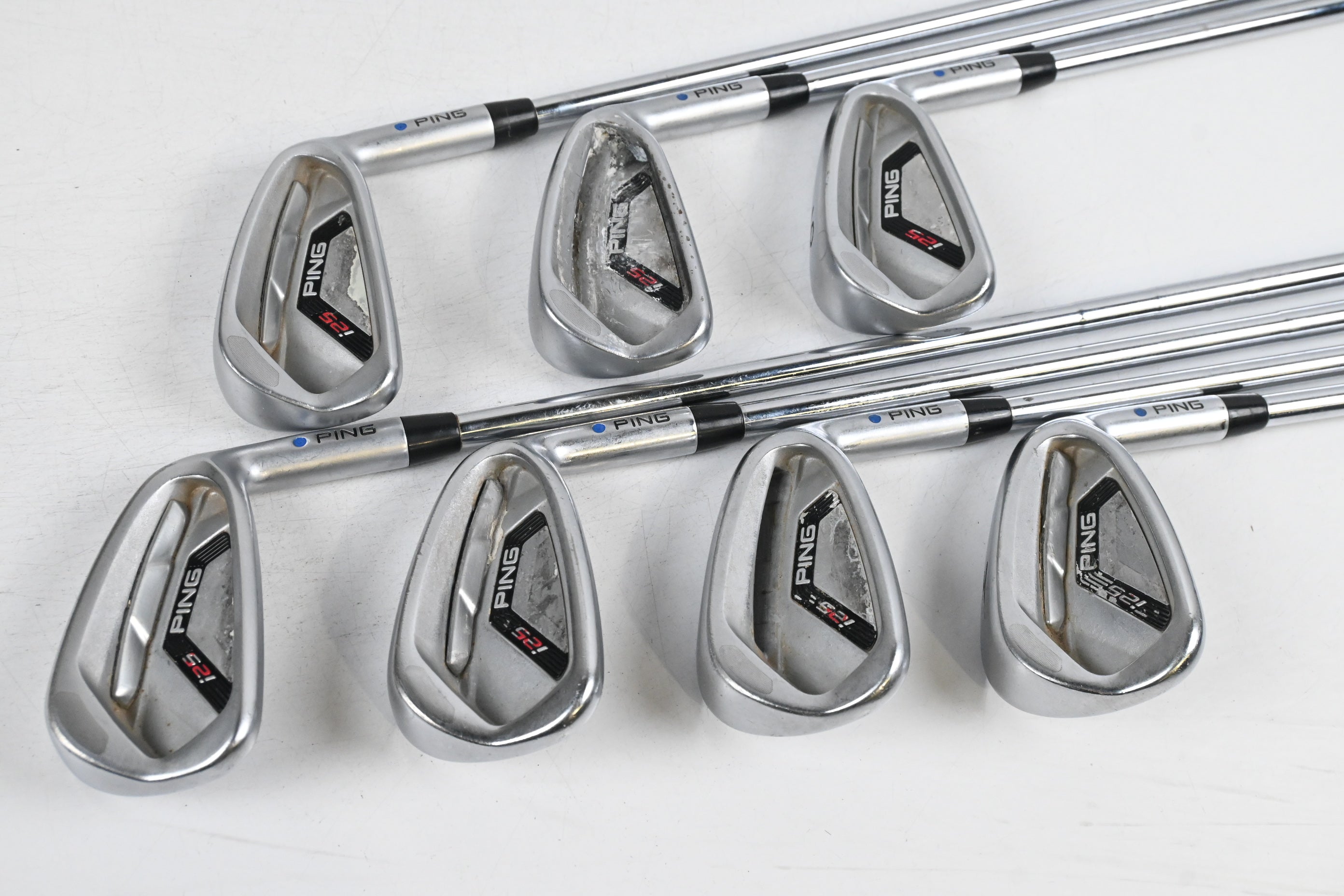 Ping i25 Irons / 4-PW / Blue Dot / Regular Flex Ping CFS Shafts