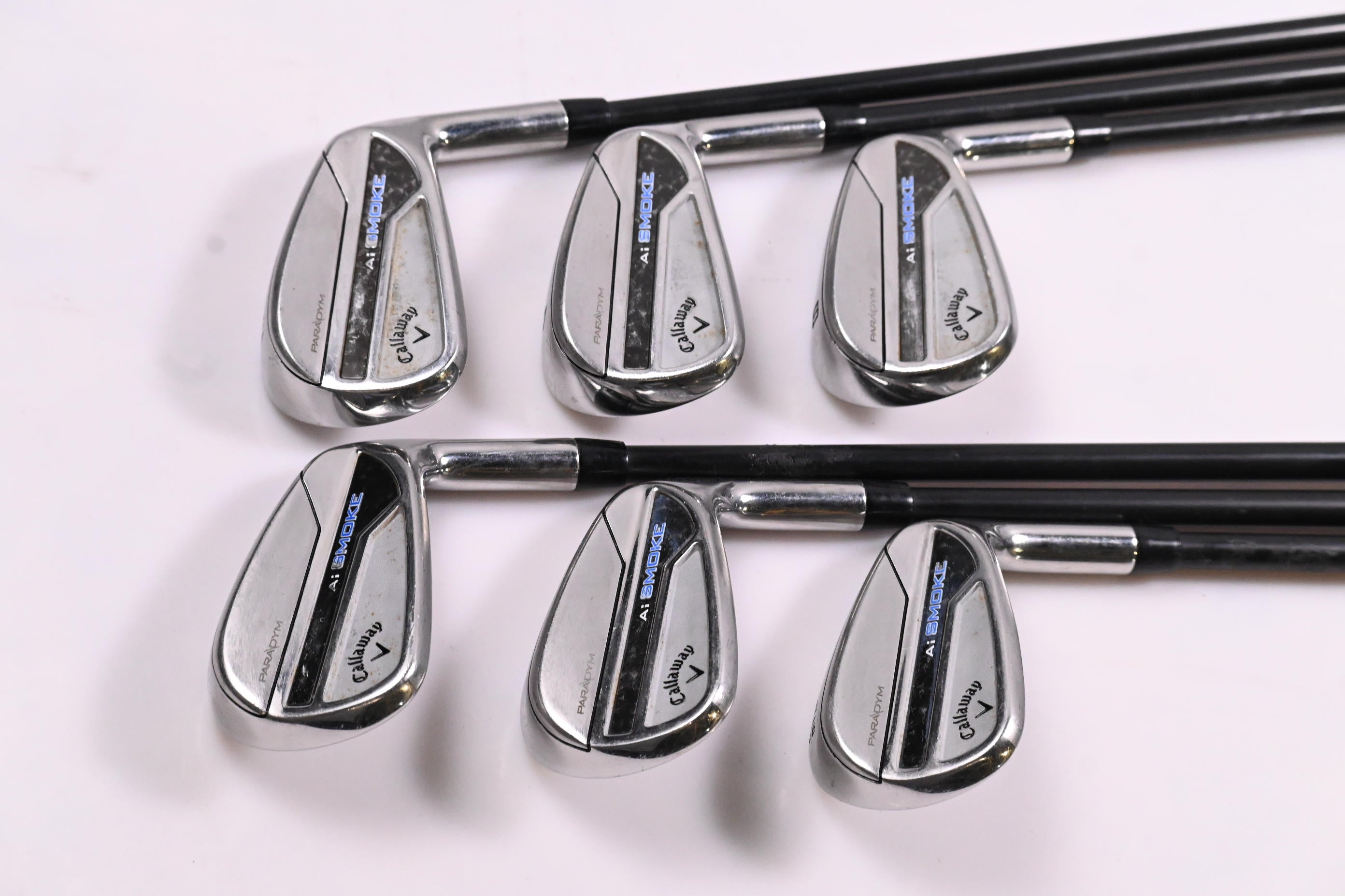 Callaway Paradym Ai Smoke Irons / 6-PW+GW / Stiff Flex Cypher 2.0 70 Shafts