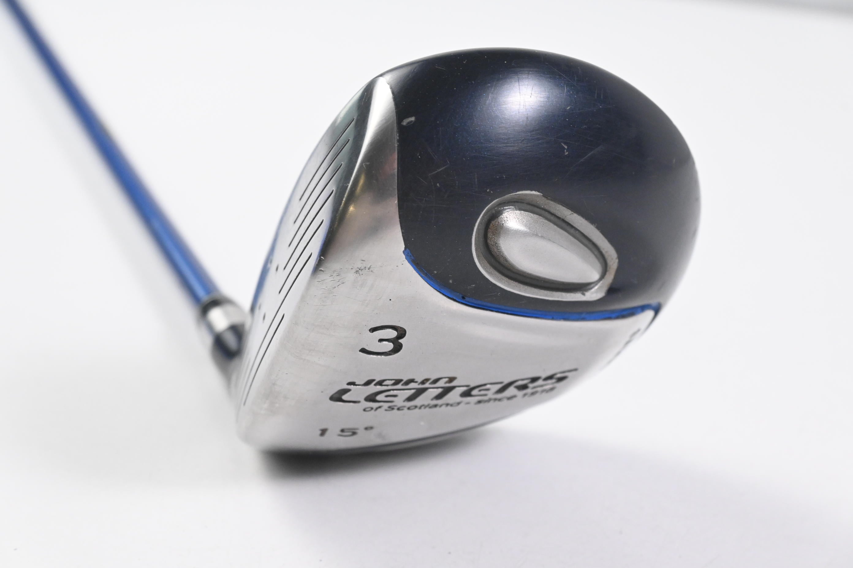 Left Hand John Letters #3 Wood / 15 Degree / Regular Flex Aldila Tour Gold 75