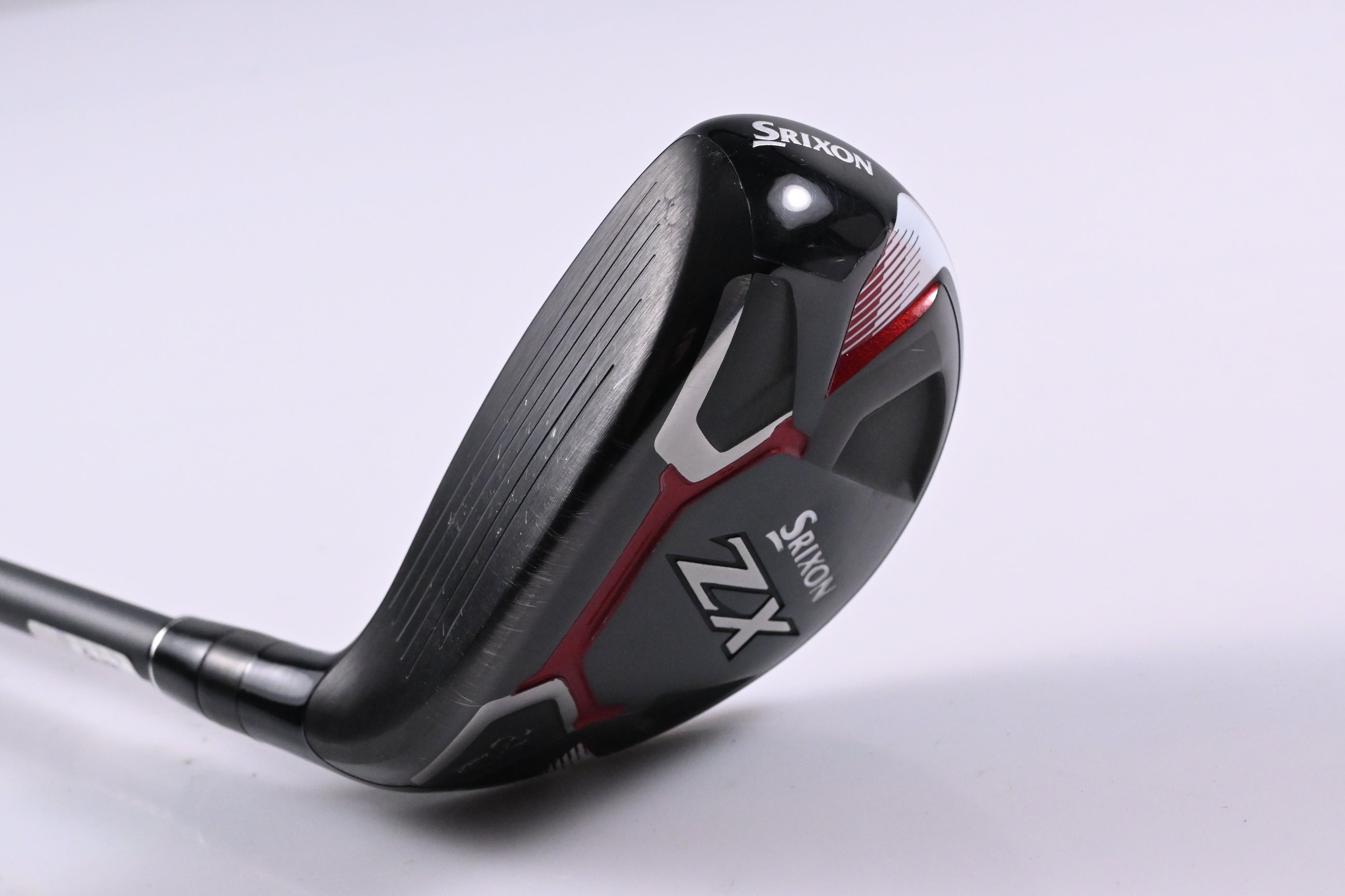 Left Hand Srixon ZX #4 Hybrid / 22 Degree / Regular Flex HZRDUS Smoke Black 80