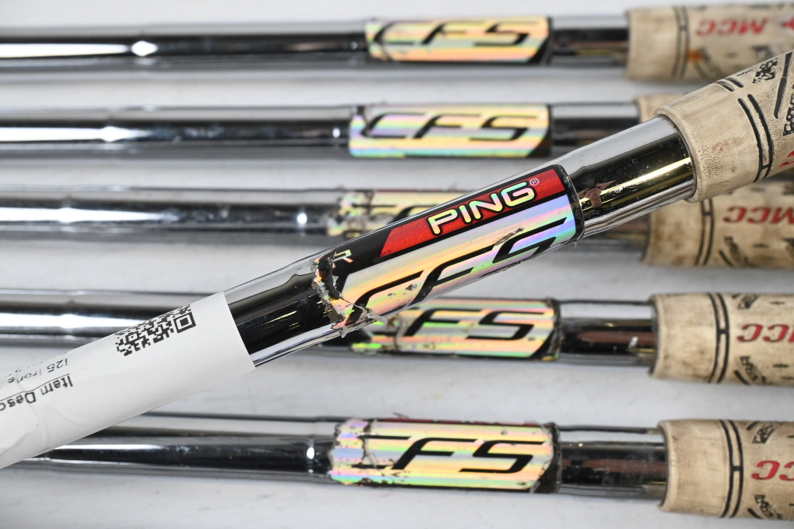 Ping i25 Irons / 4-PW / Blue Dot / Regular Flex Ping CFS Shafts