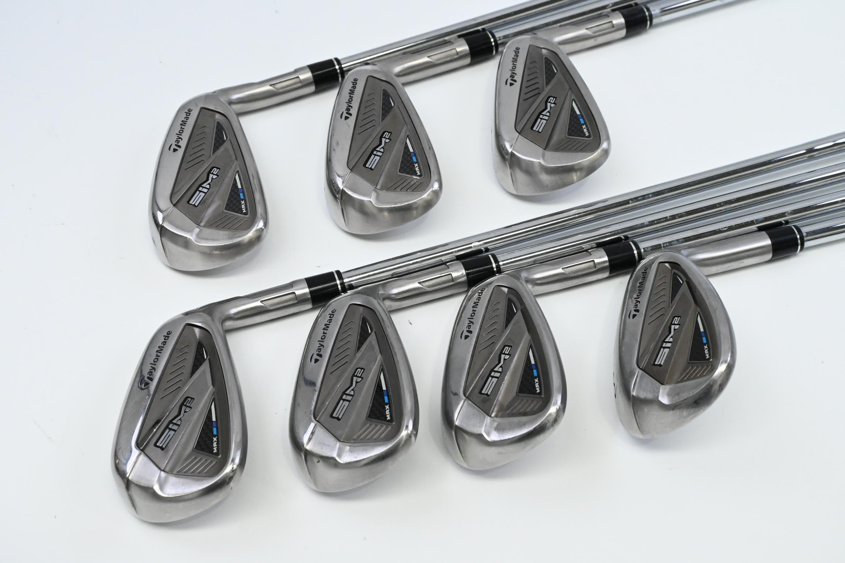 Taylormade SIM2 Max Irons / 5-PW+SW / Regular Flex KBS MAX MT 85 Shafts