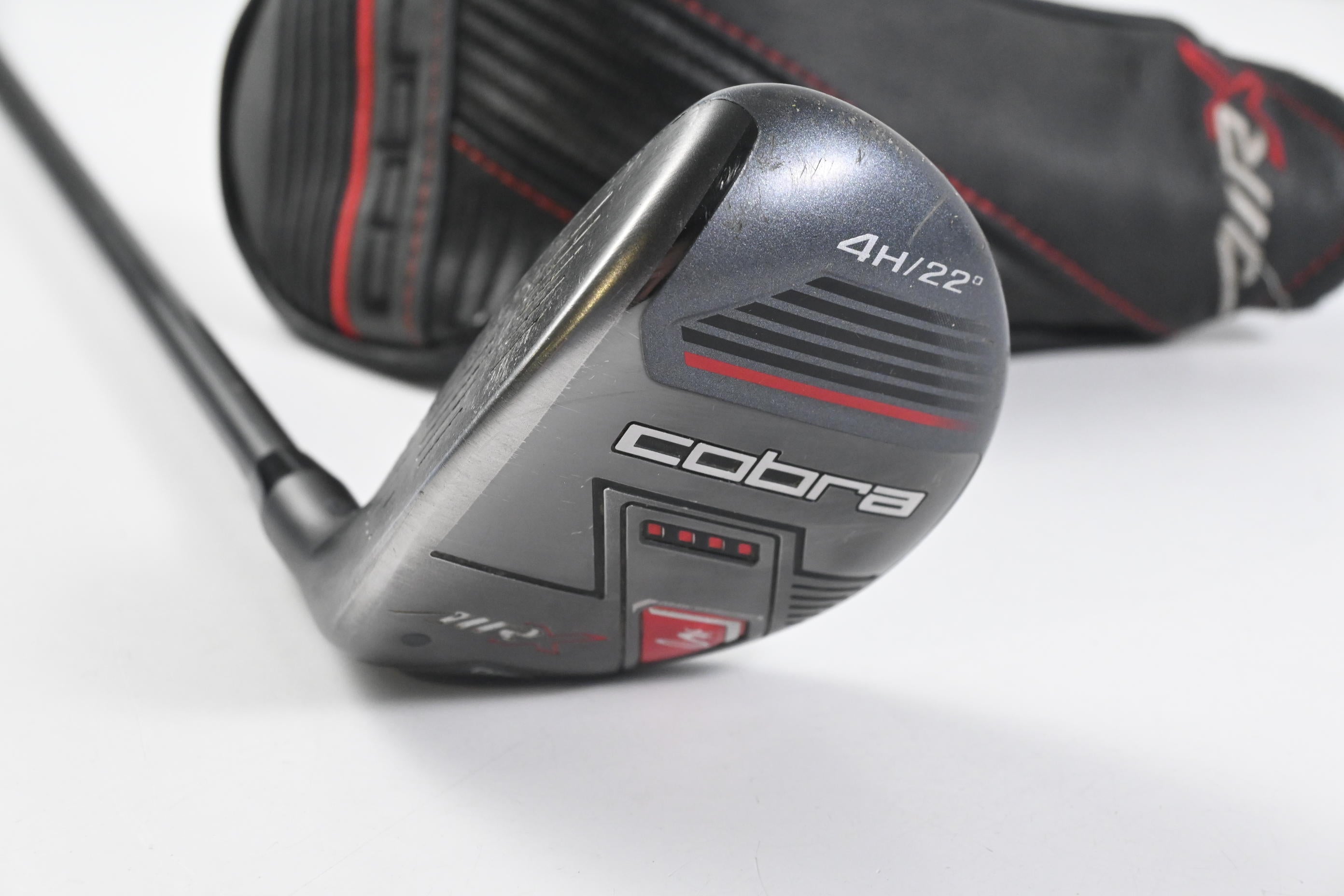 Left Hand Cobra Air-X #4 Hybrid / 22 Degree / Regular Flex Cobra Ultralite 40