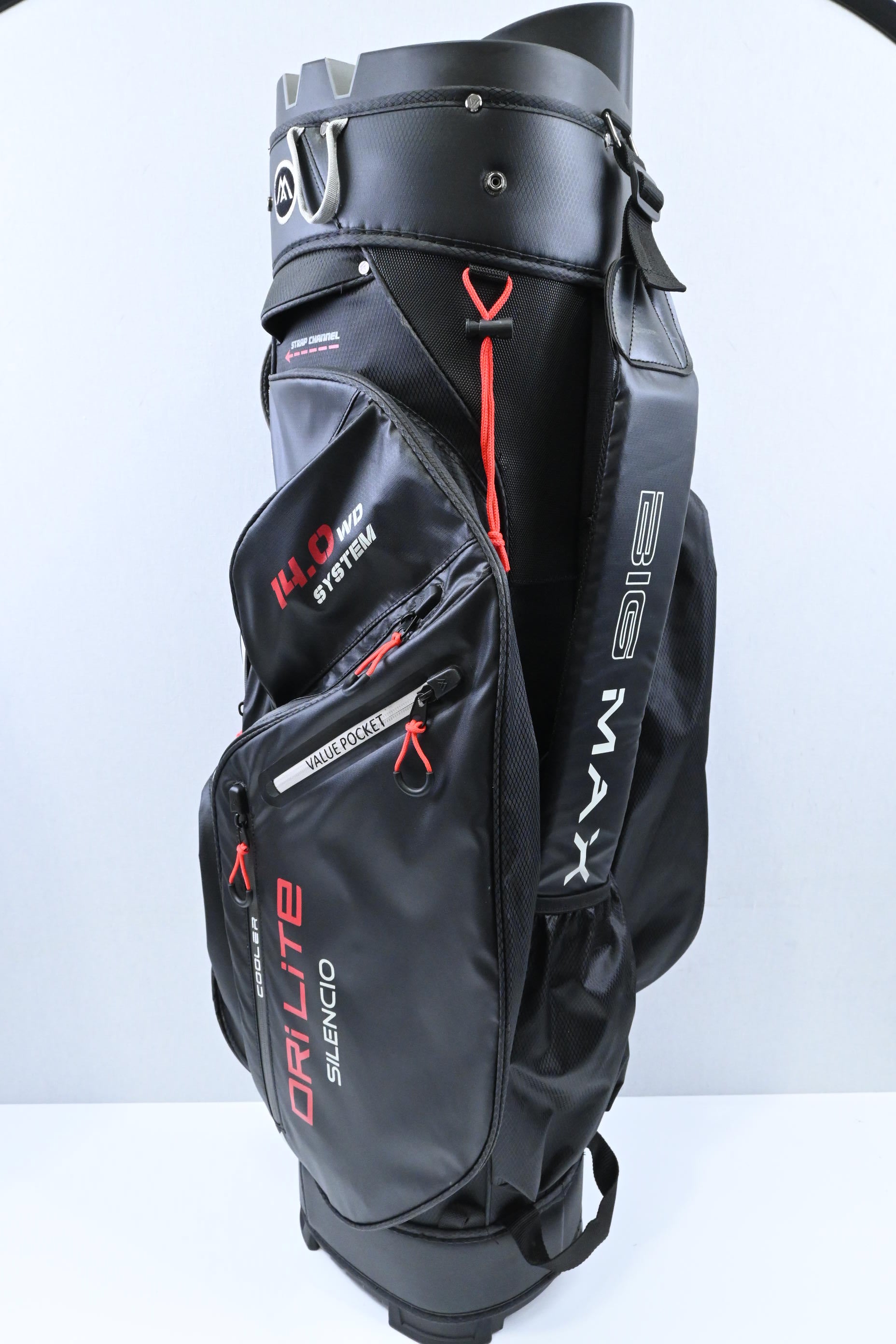 Big Max Dri Lite Silenco Cart Bag / 11-Way / Black, Red
