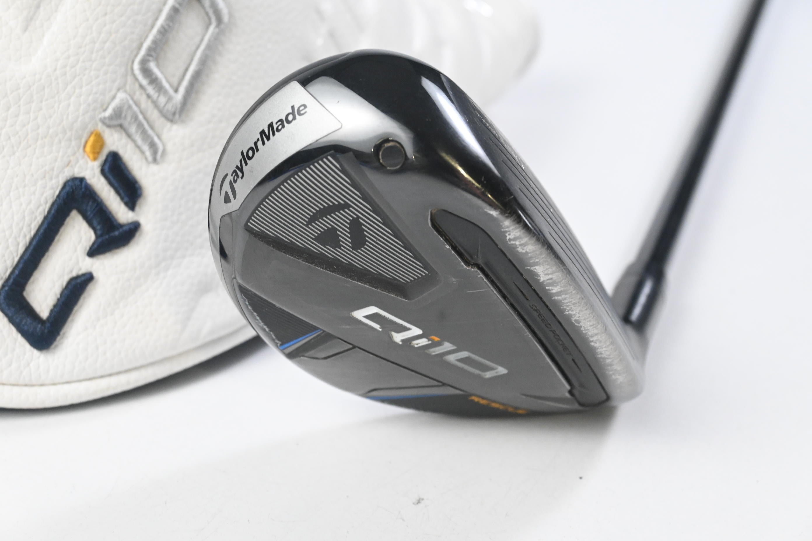 Taylormade Qi10 #3 Hybrid / 19 Degree / Stiff Flex Ventus TR Blue 7 Shaft