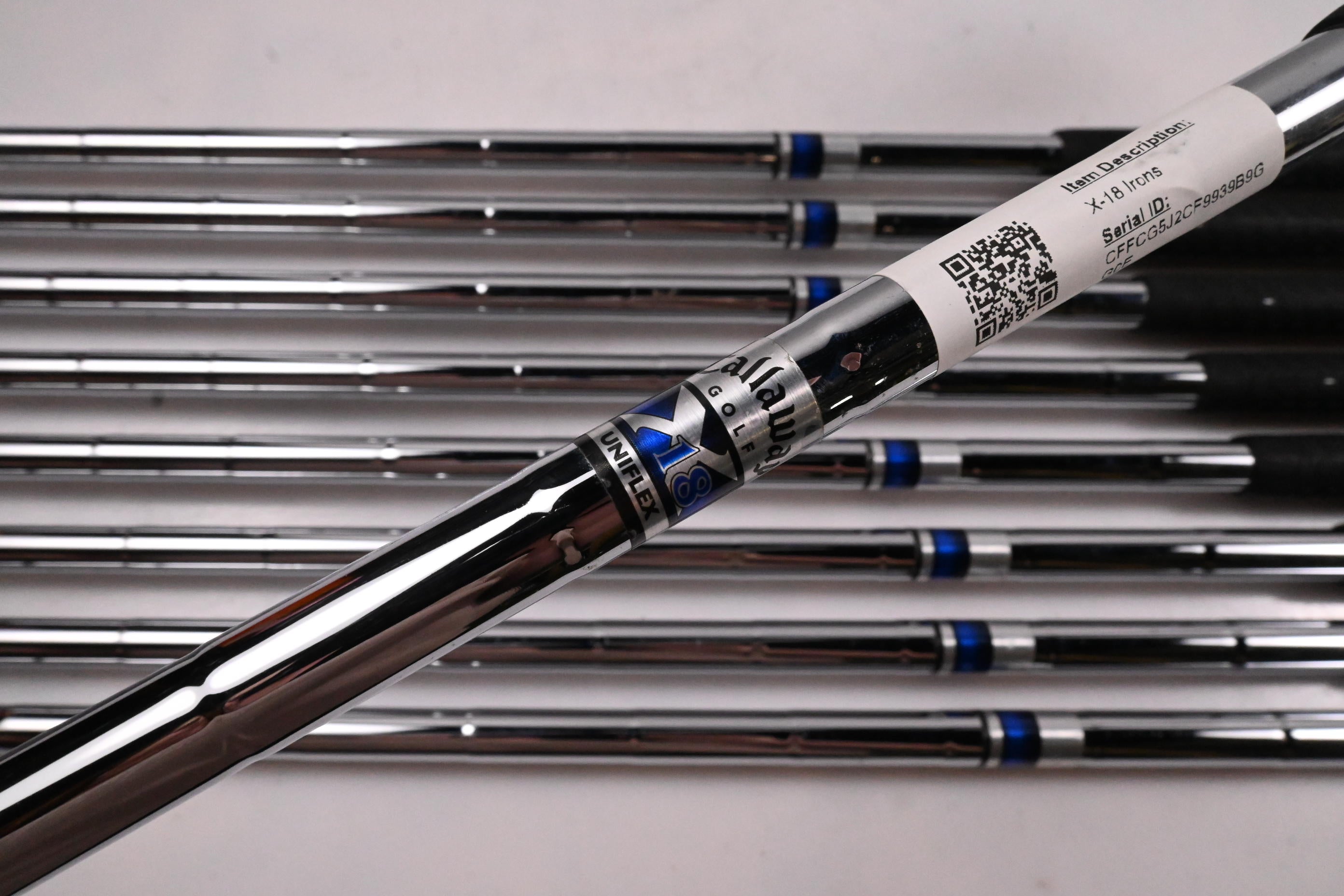 Callaway X-18 Irons / 3-PW+SW / UniFlex Callaway Shafts