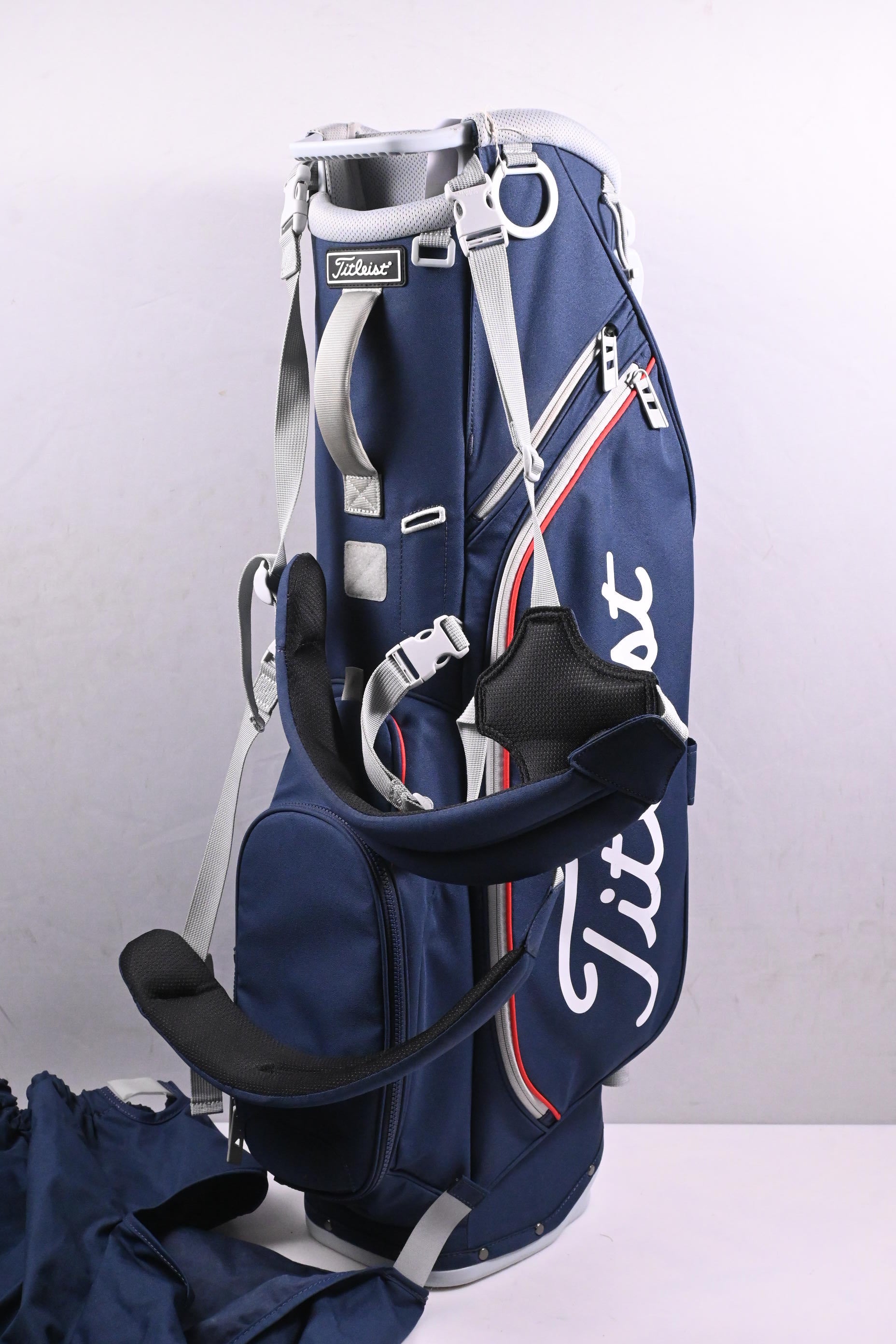 Titleist Players 4 Stand Bag / 4-Way Divider / Blue, Grey