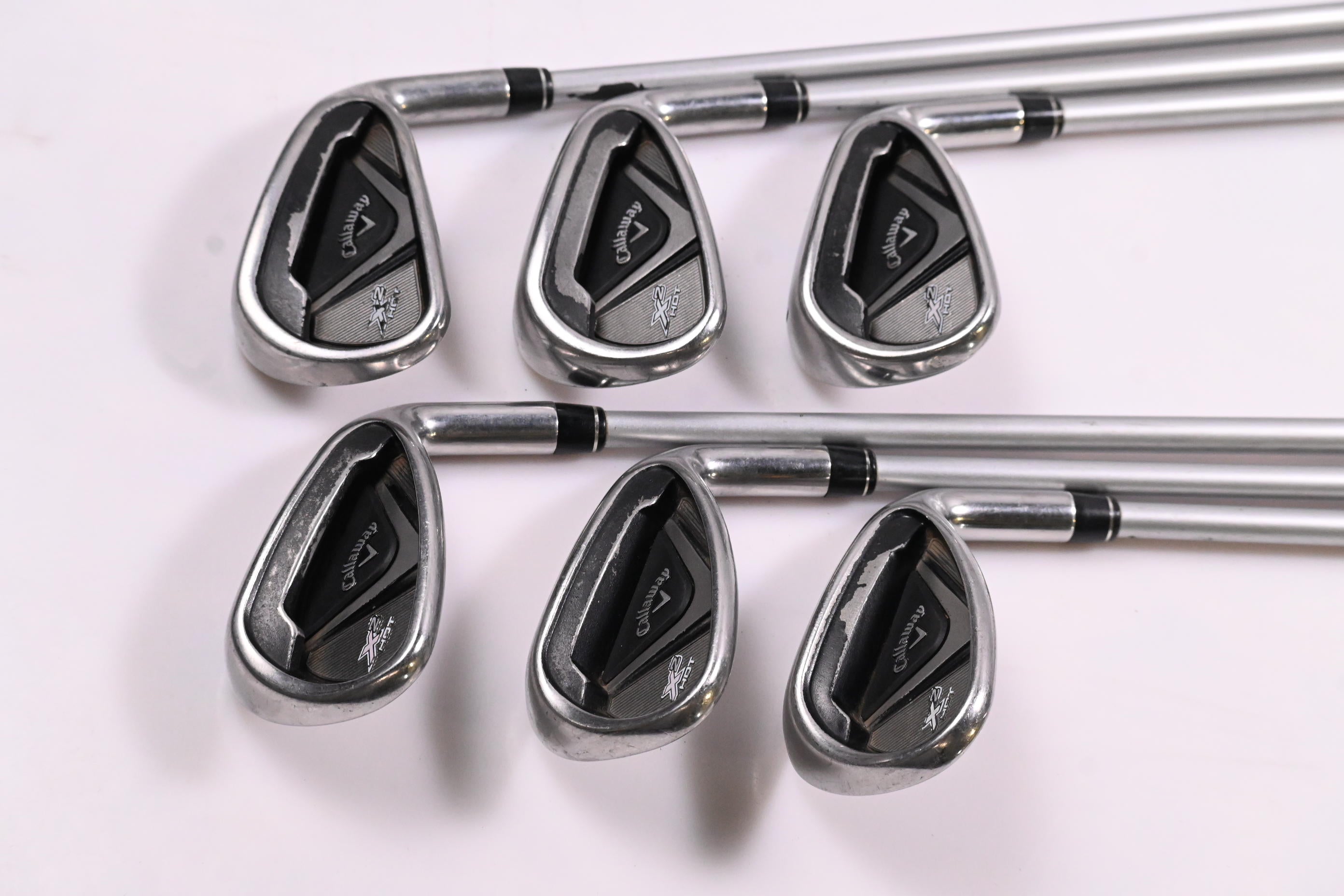 Ladies Callaway X2 Hot Irons / 7-PW+GW+SW / Ladies Flex Callaway X2 Hot Shafts