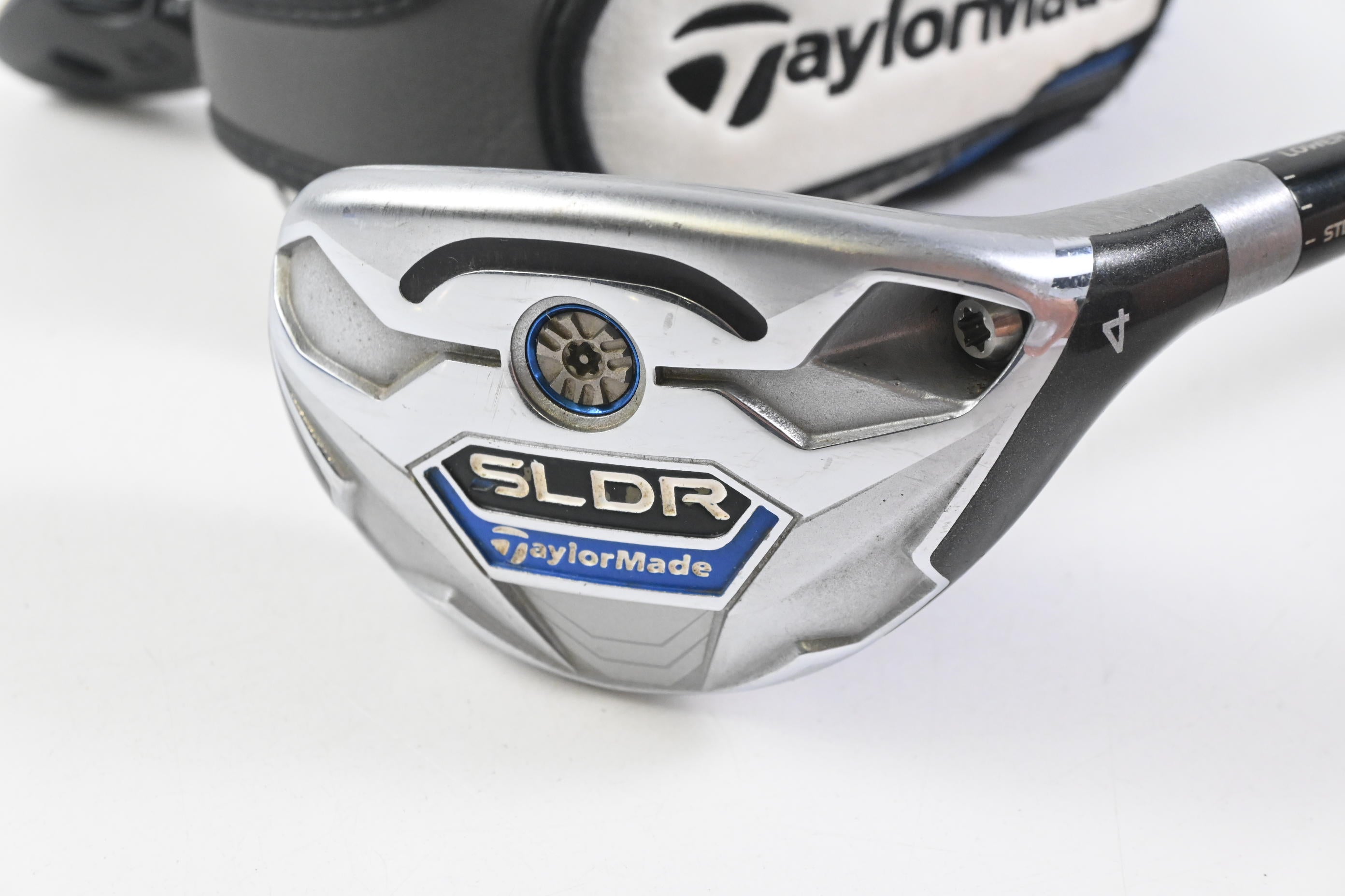 Taylormade SLDR #4 Hybrid / 21 Degree / Stiff Flex Fujikura Motore Speeder 9.3