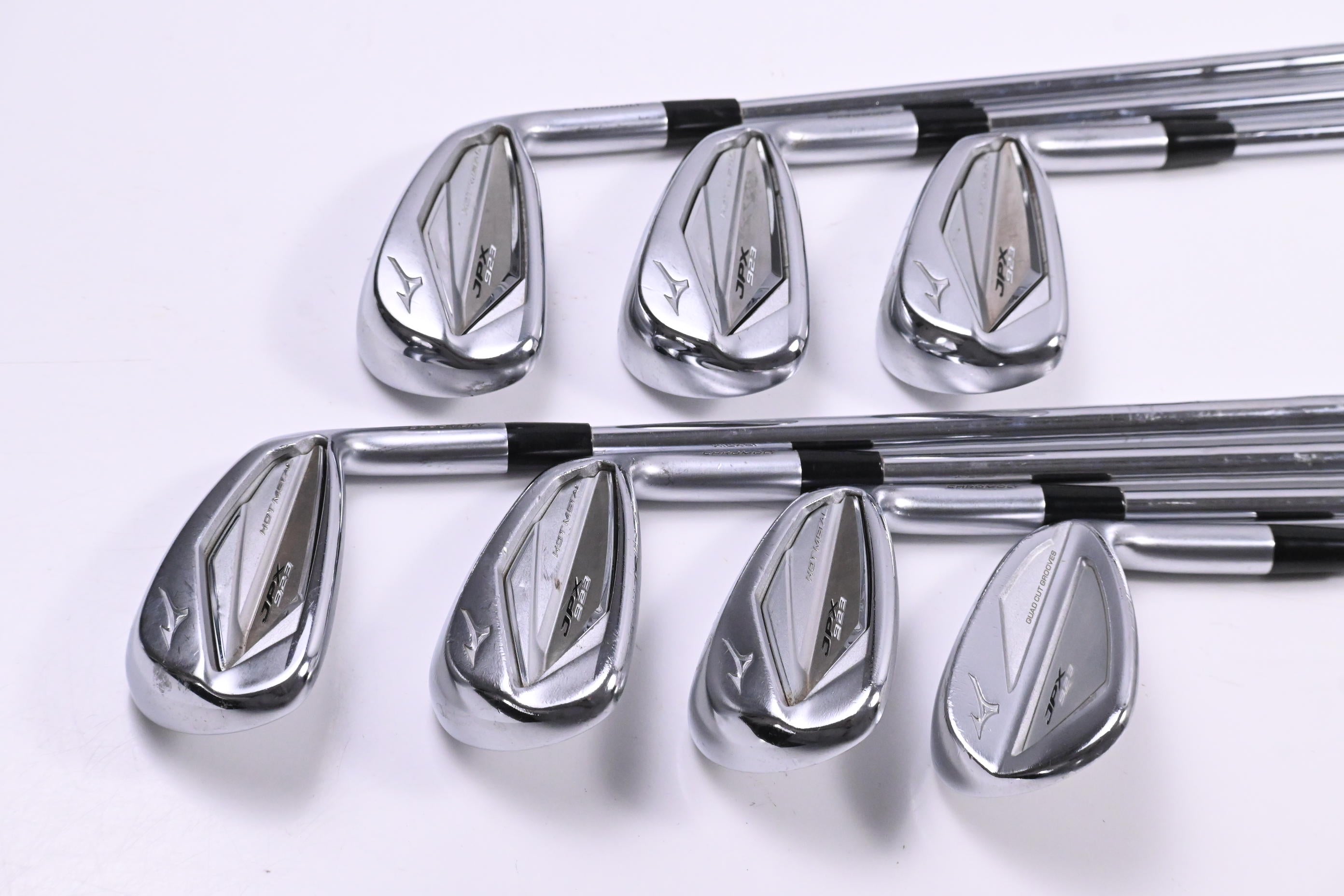 Mizuno JPX 923 Hot Metal Irons / 5-PW+GW / Stiff Flex KBS $-Taper Lite 100