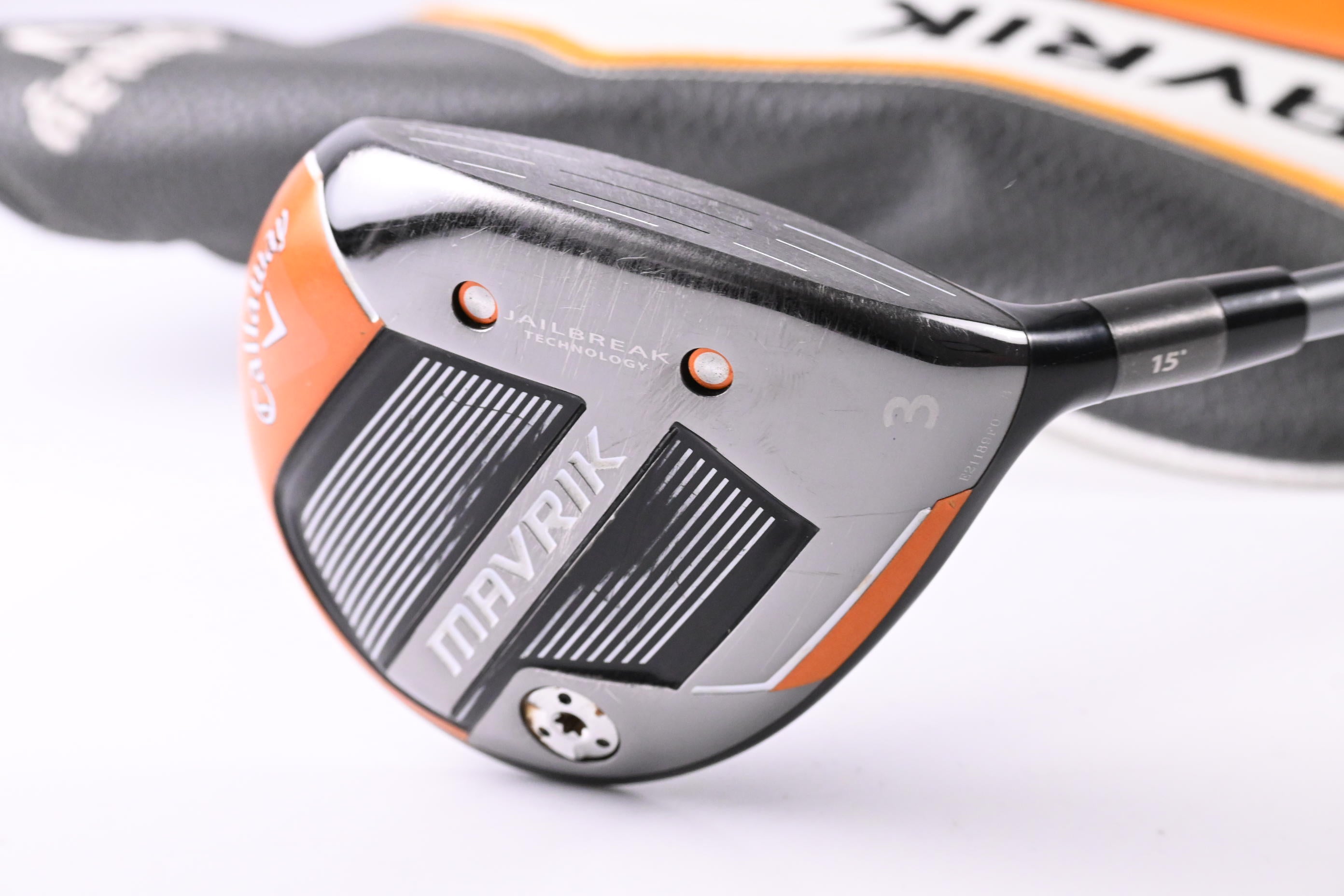 Callaway Mavrik #3 Wood / 15 Degree / Regular Flex HZRDUS T800 65 Shaft