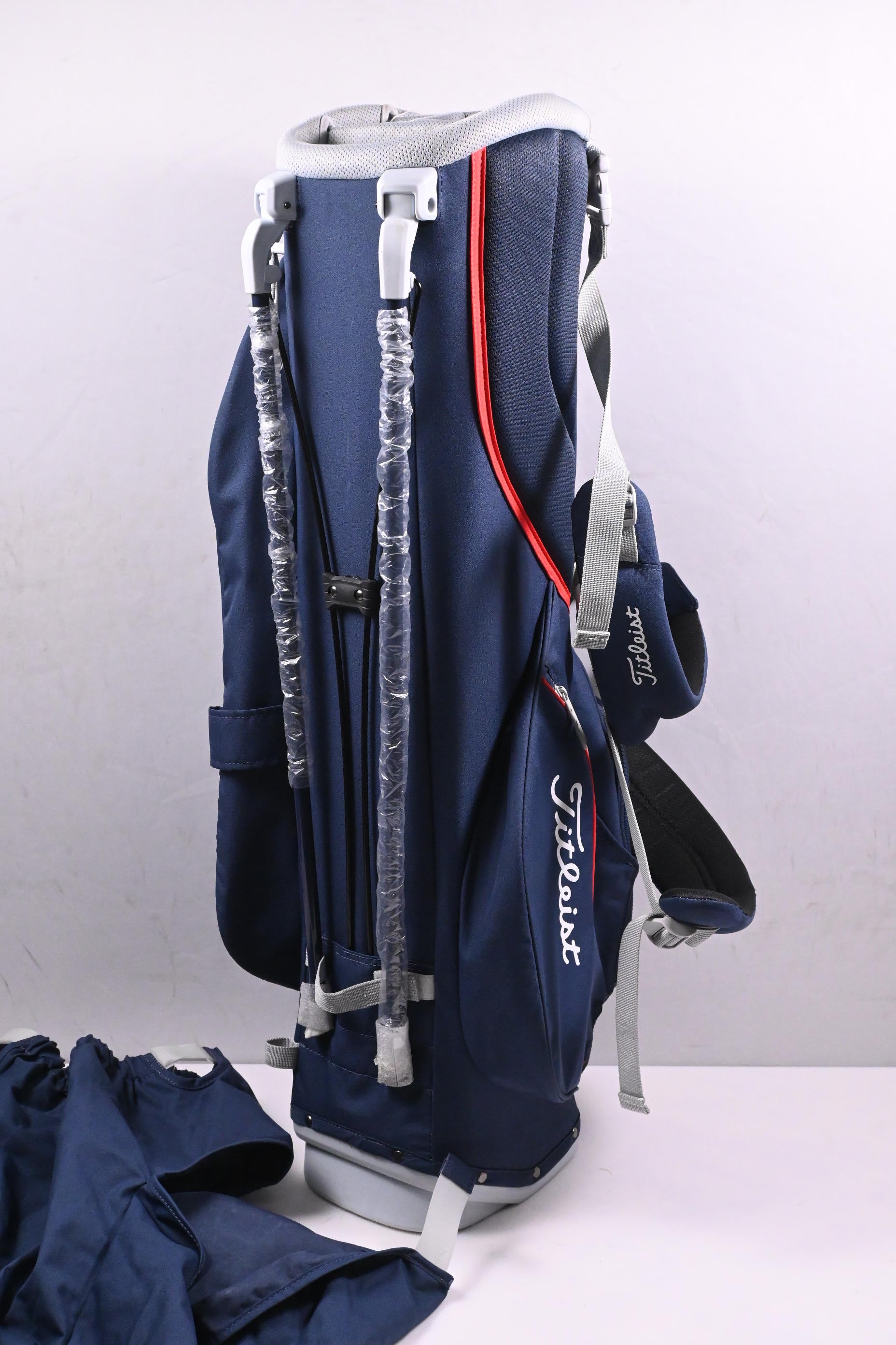 Titleist Players 4 Stand Bag / 4-Way Divider / Blue, Grey