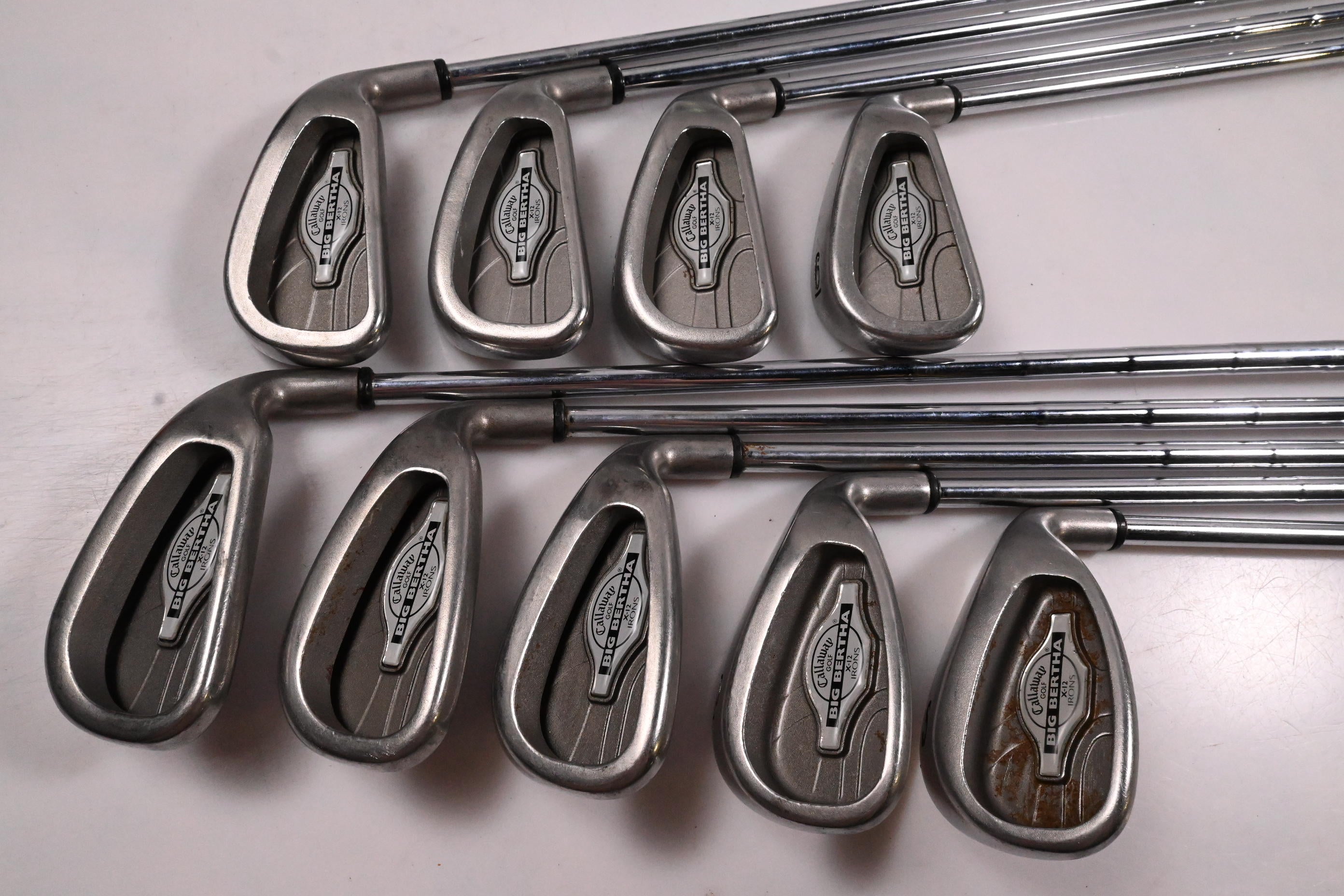 Callaway X-12 Irons / 3-PW+SW / UniFlex Callaway Shafts