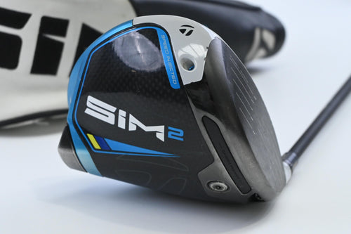 Taylormade SIM2 Driver / 9 Degree / Stiff Flex Taylormade Reax Blue 50 Shaft
