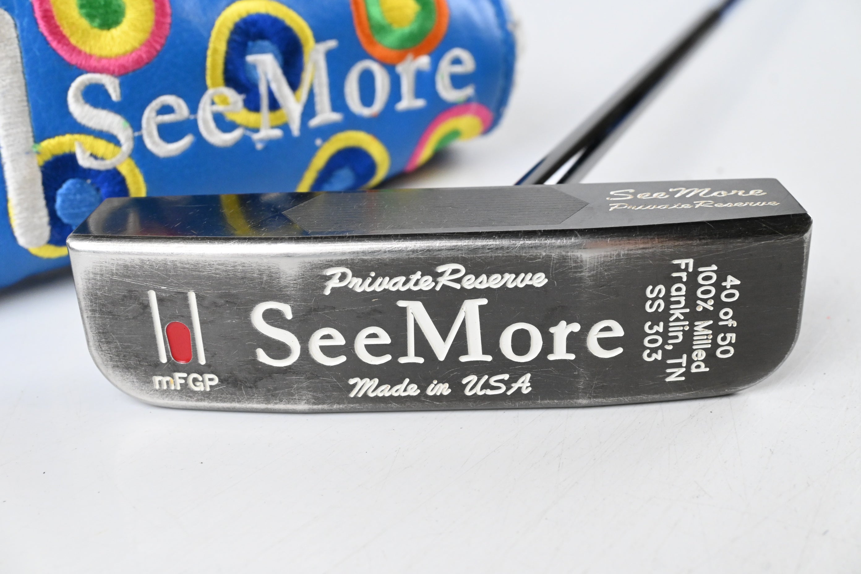 Seemore MFGP2W SS 303 Putter / 33.5 Inch