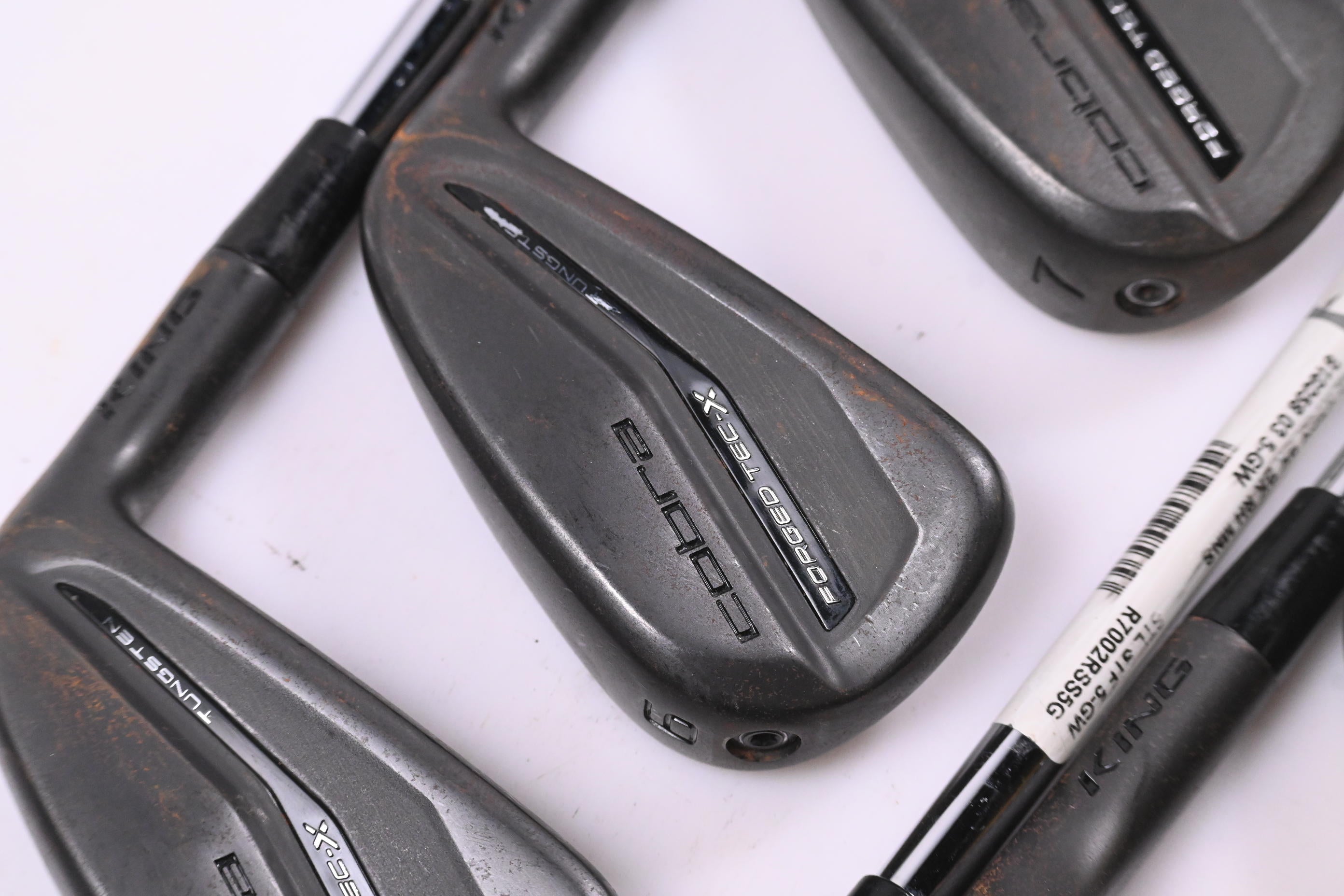 Cobra King Forged Tec X 2023 Black Irons / 5-PW+GW / Stiff Flex KBS Tour Lite