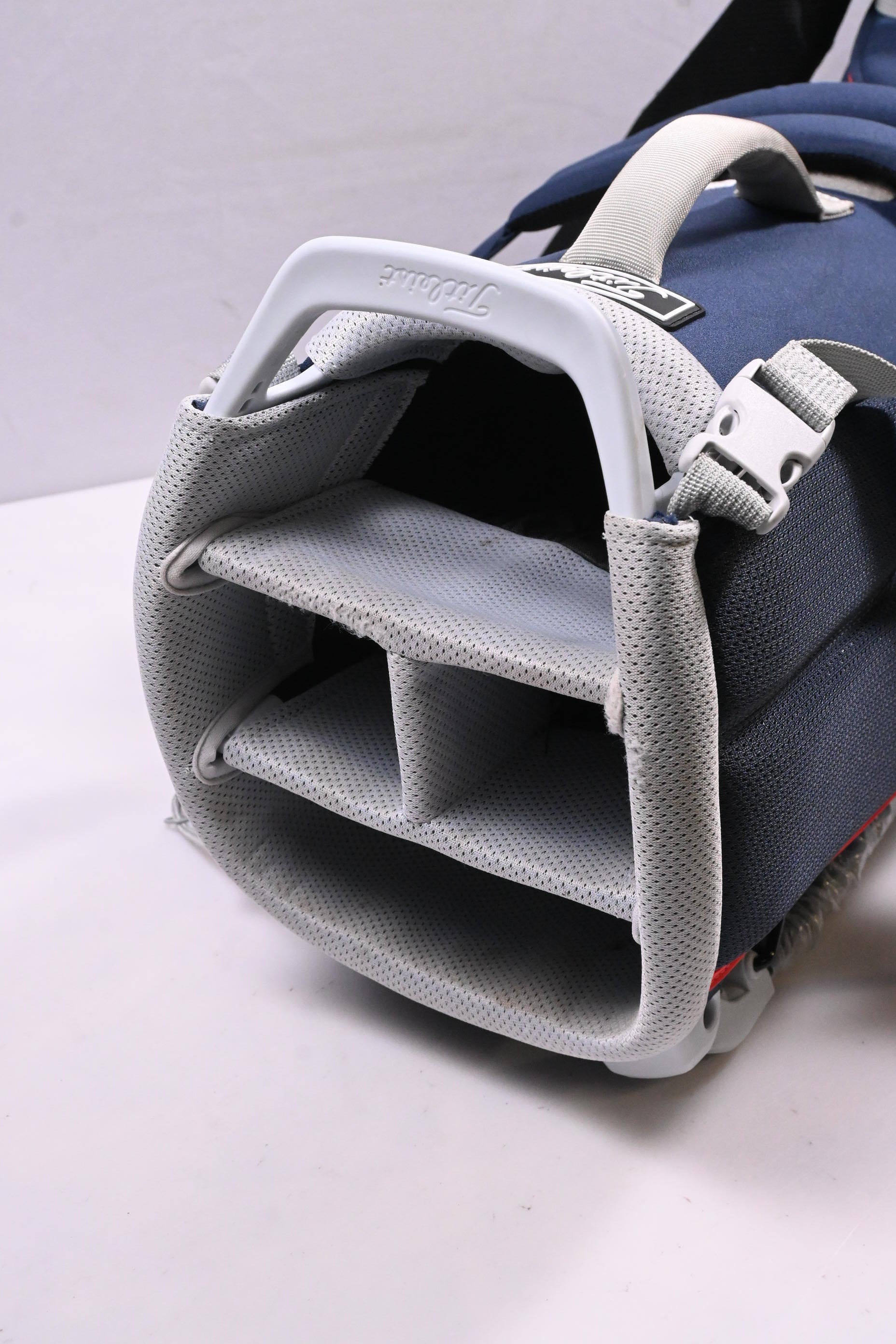 Titleist Players 4 Stand Bag / 4-Way Divider / Blue, Grey