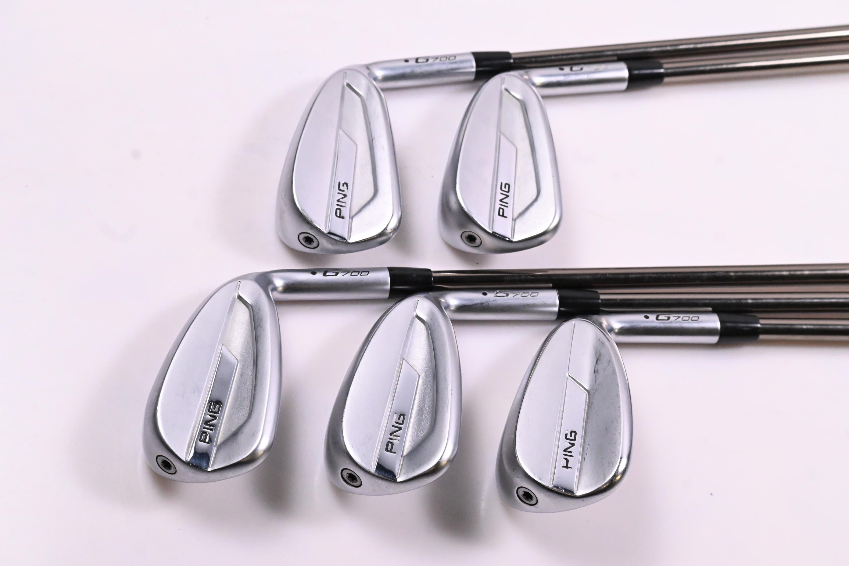 Ping G700 Irons / 6-PW / Black Dot / Regular Flex UST Recoil ES780 Shafts