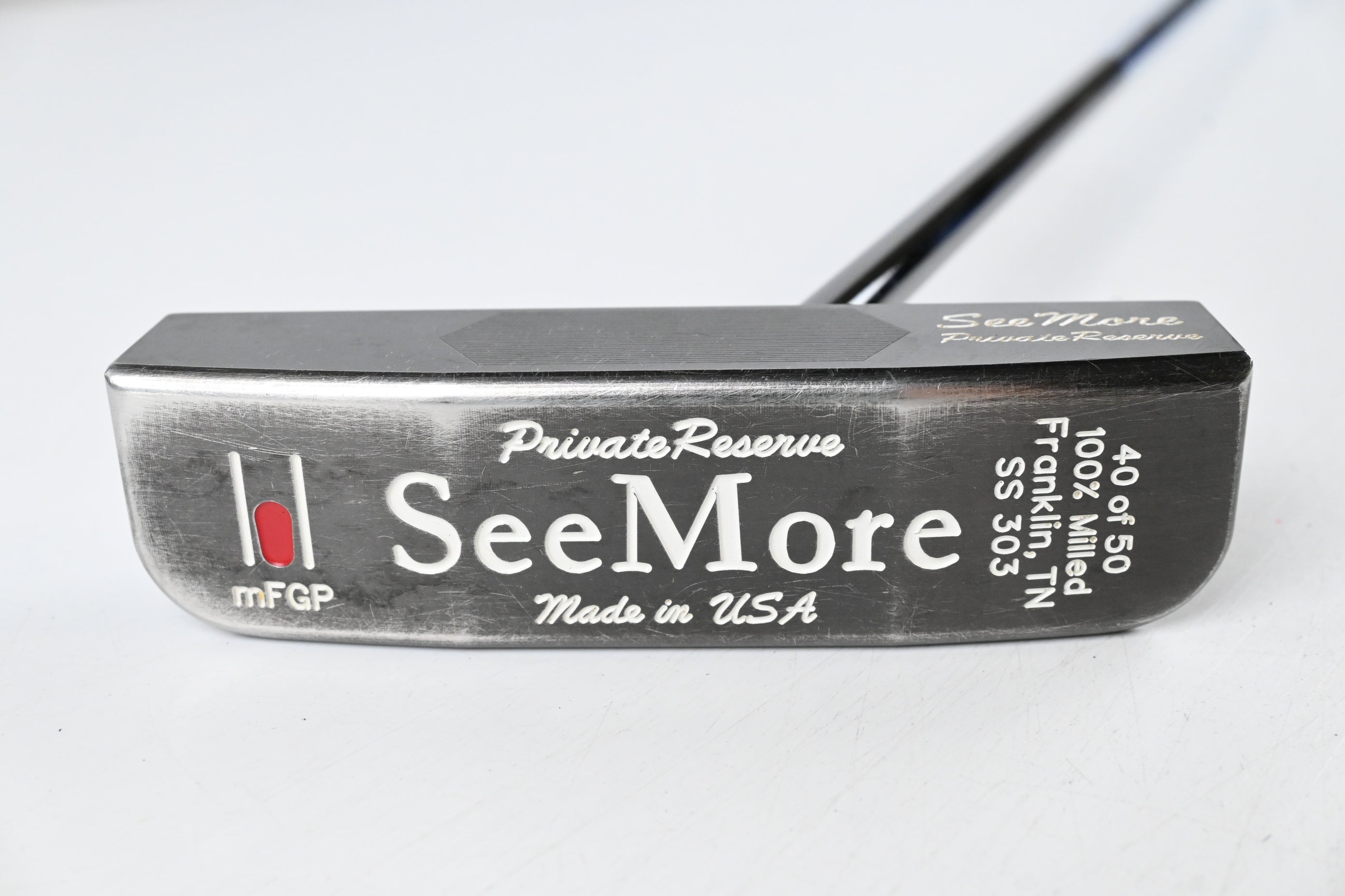Seemore MFGP2W SS 303 Putter / 33.5 Inch