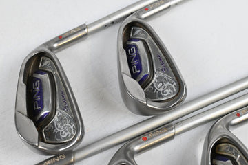 Ladies Ping Serene Combo Irons / 7-PW+SW / Red Dot / Ladies Flex Ping ULT 210