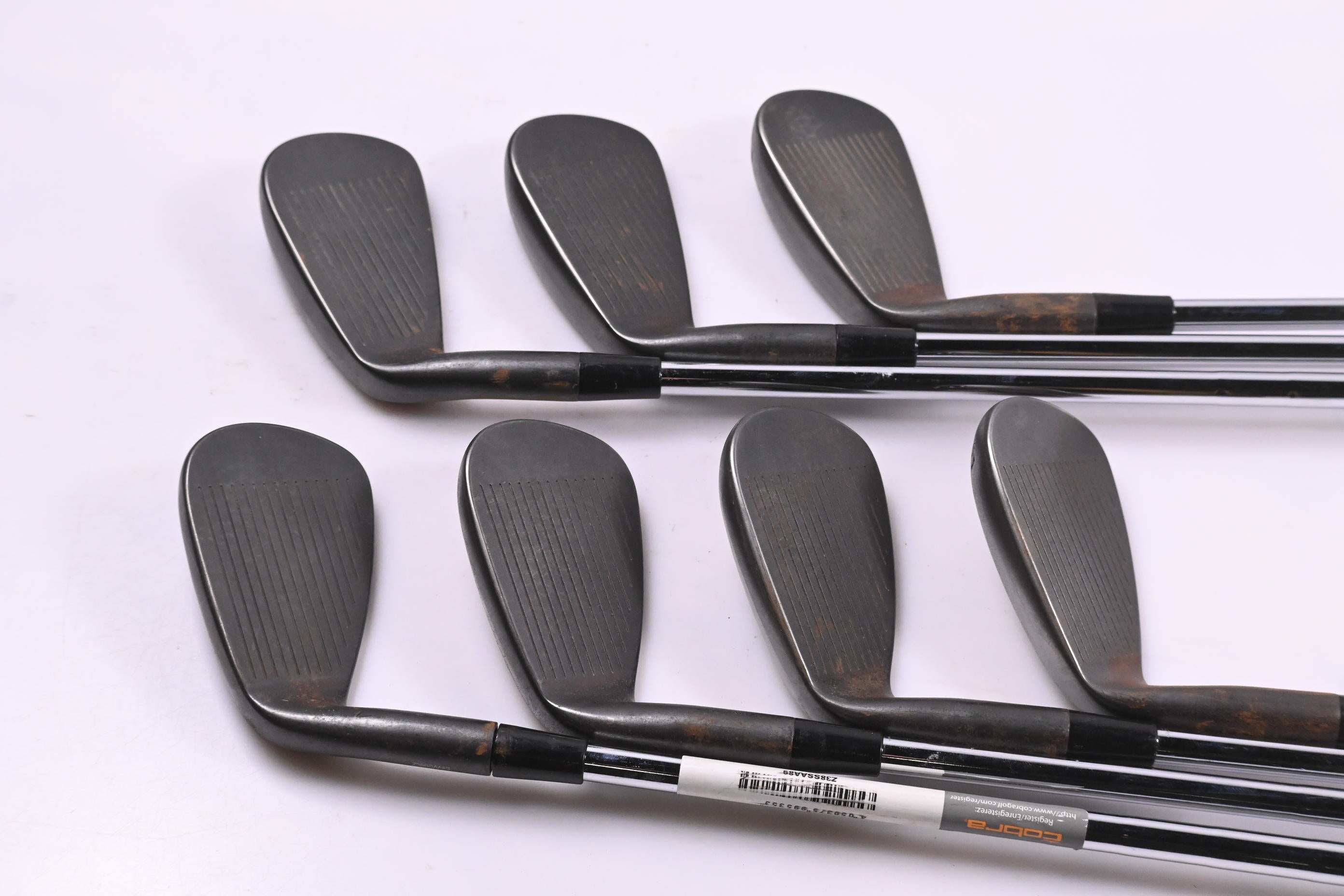 Cobra King Forged Tec X 2023 Black Irons / 5-PW+GW / Stiff Flex KBS Tour Lite