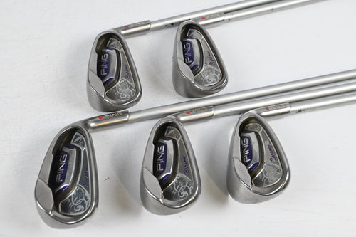 Ladies Ping Serene Combo Irons / 7-PW+SW / Red Dot / Ladies Flex Ping ULT 210