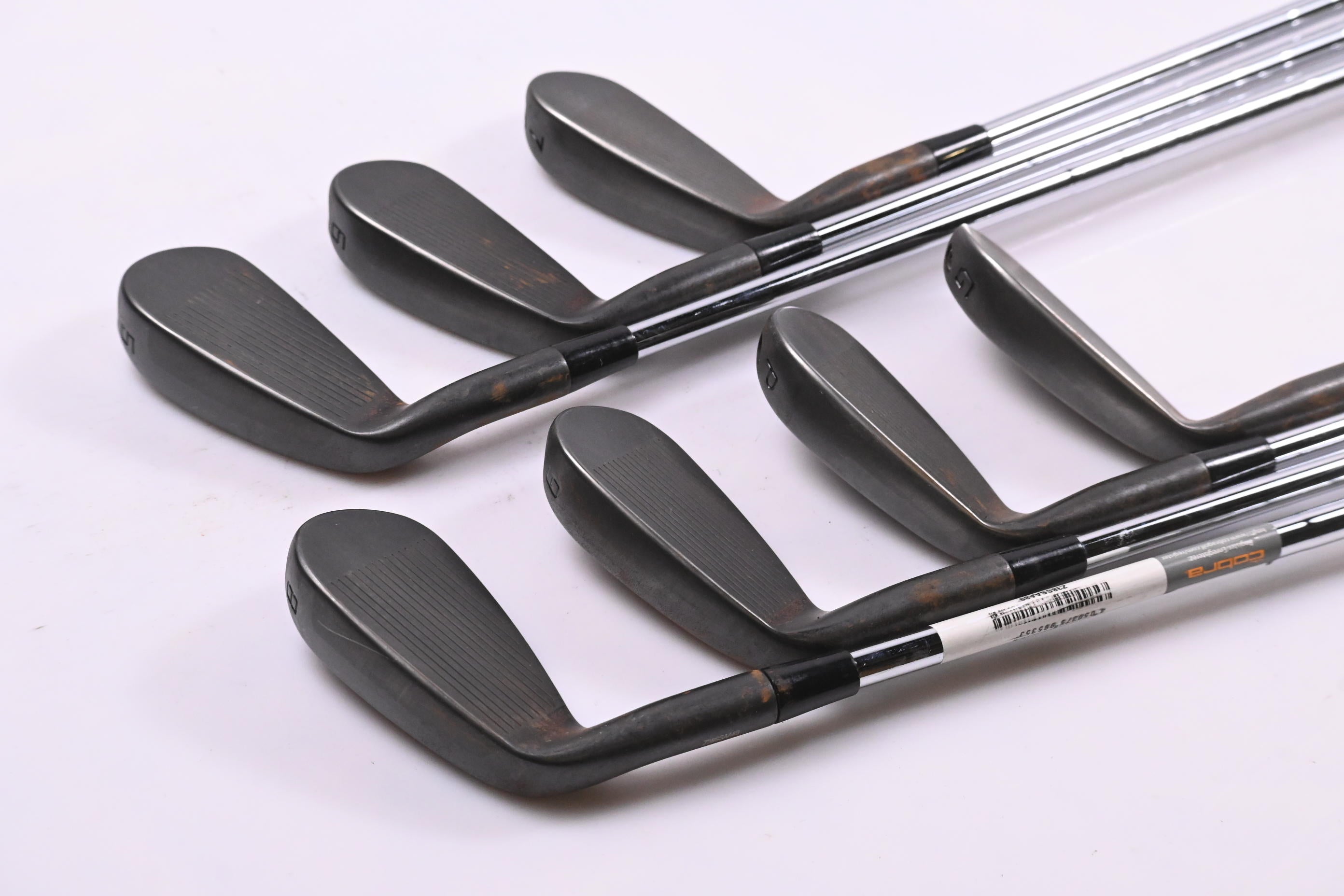 Cobra King Forged Tec X 2023 Black Irons / 5-PW+GW / Stiff Flex KBS Tour Lite