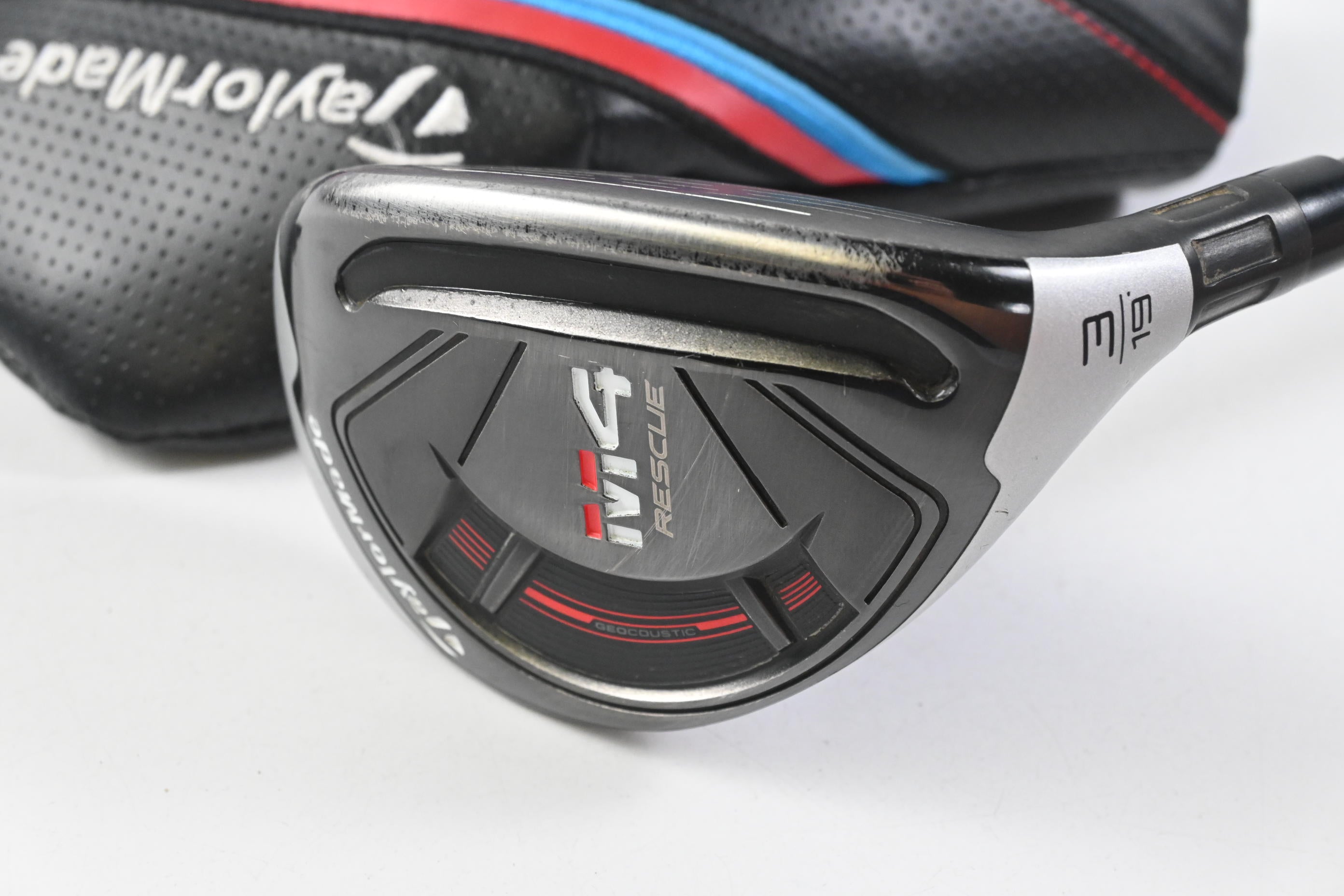 Taylormade M4 #3 Hybrid / 19 Degree / Regular Flex Fujikura Atmos Red 6 Shaft