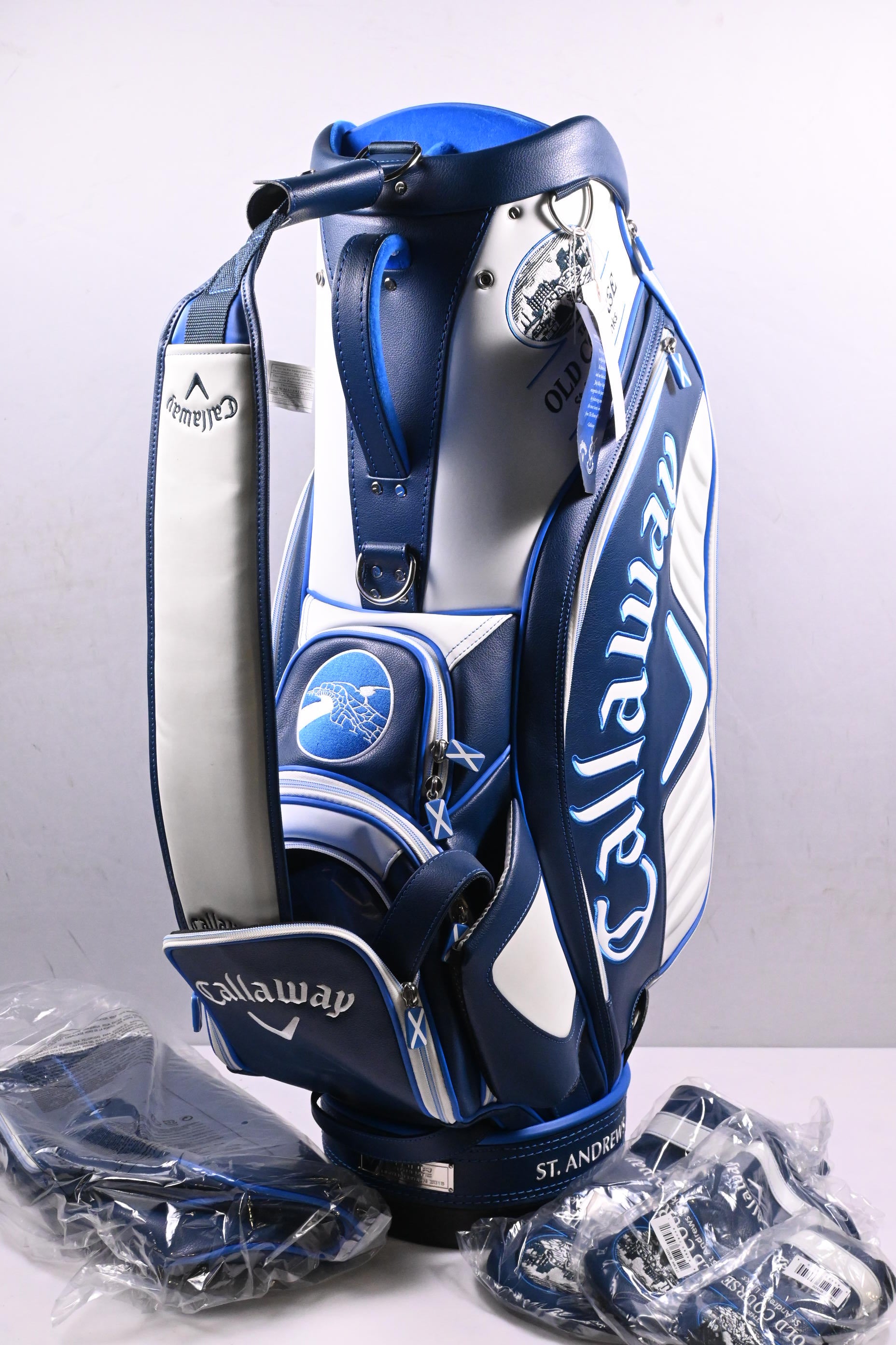 Callaway 2015 Open Championship Tour Bag / 6-Way Divider / Blue, White