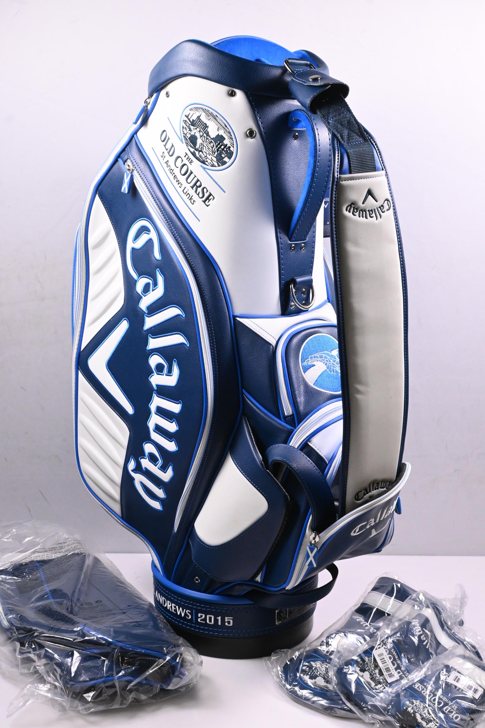 Callaway 2015 Open Championship Tour Bag / 6-Way Divider / Blue, White