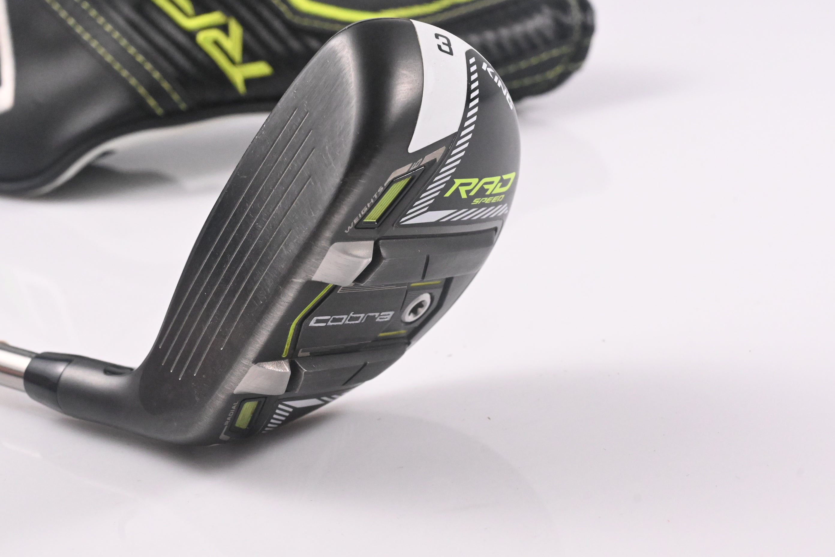 Left Hand Cobra King Radspeed #3 Hybrid / 19 Degree / Stiff Flex Recoil ESX 480