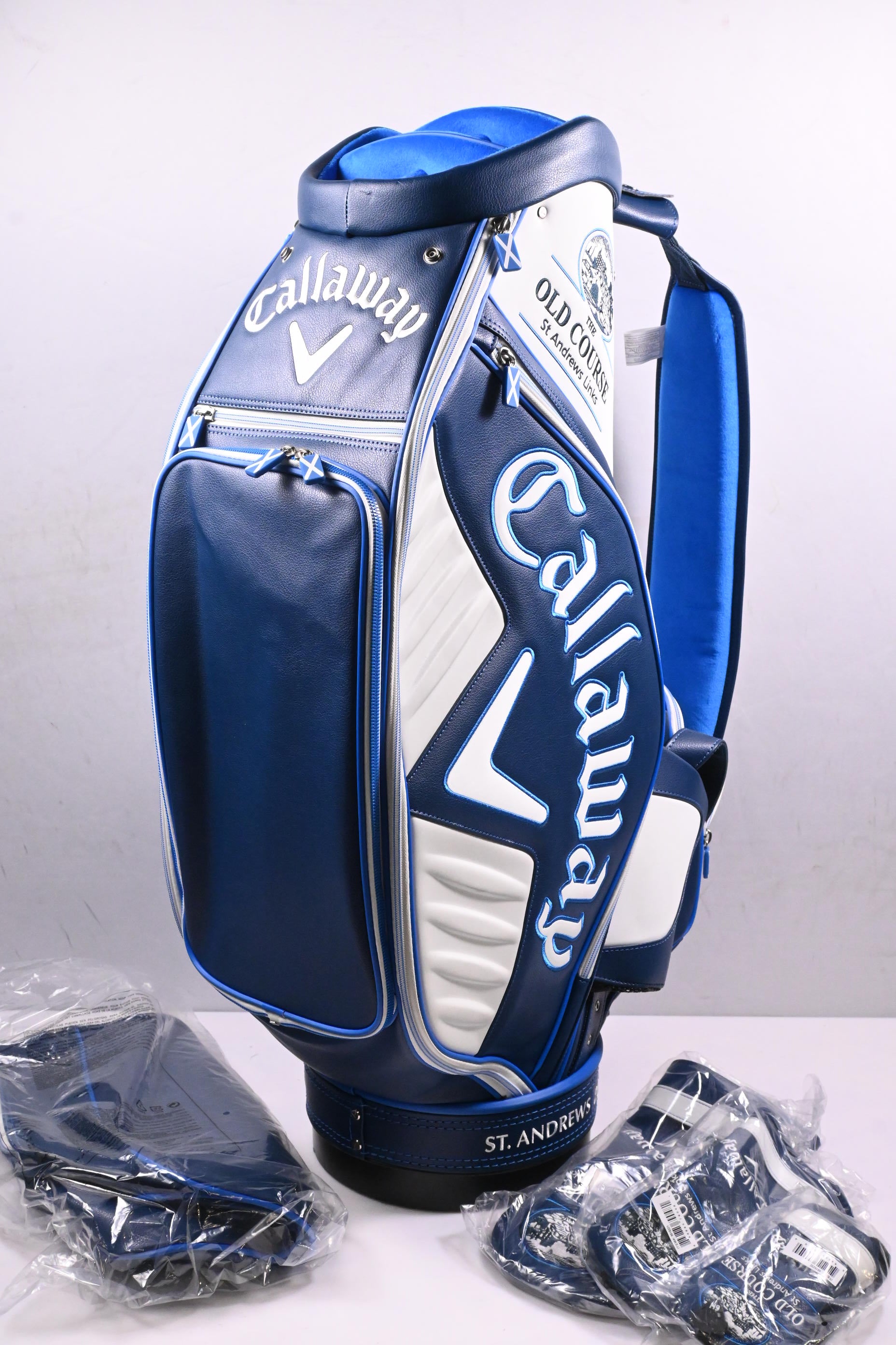 Callaway 2015 Open Championship Tour Bag / 6-Way Divider / Blue, White