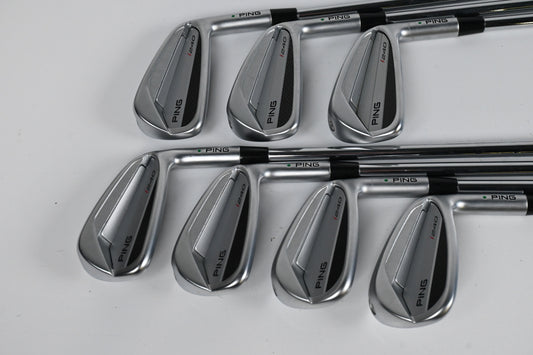 Ping I240 Irons / 4-PW / Green Dot / Stiff Flex KBS Tour 120 Steel Shafts