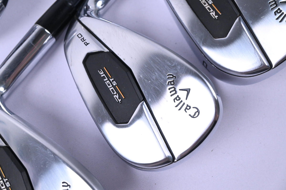 Callaway Rogue ST Pro Irons / 6-PW / Senior Flex UST Recoil Dart 65 Shafts