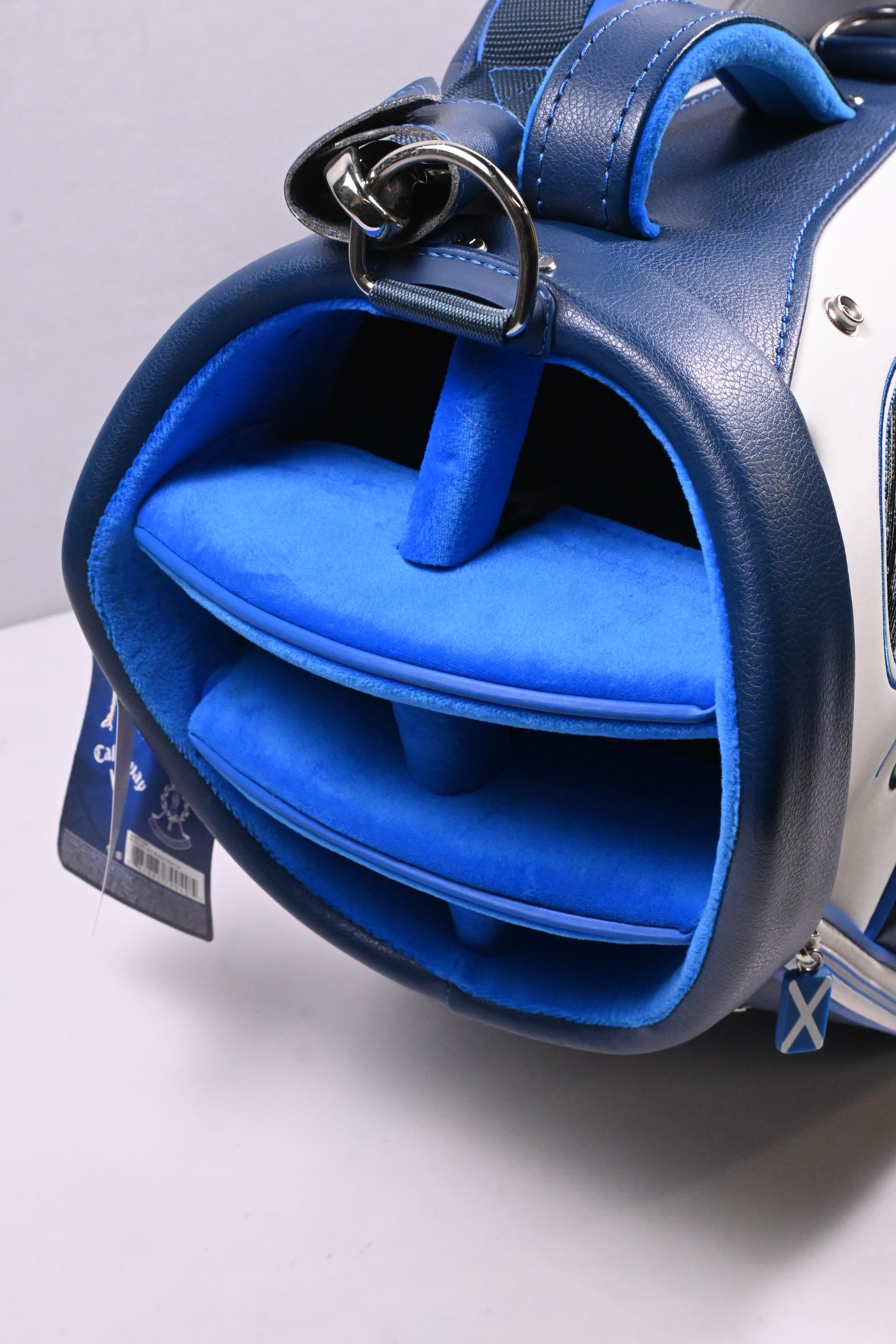 Callaway 2015 Open Championship Tour Bag / 6-Way Divider / Blue, White