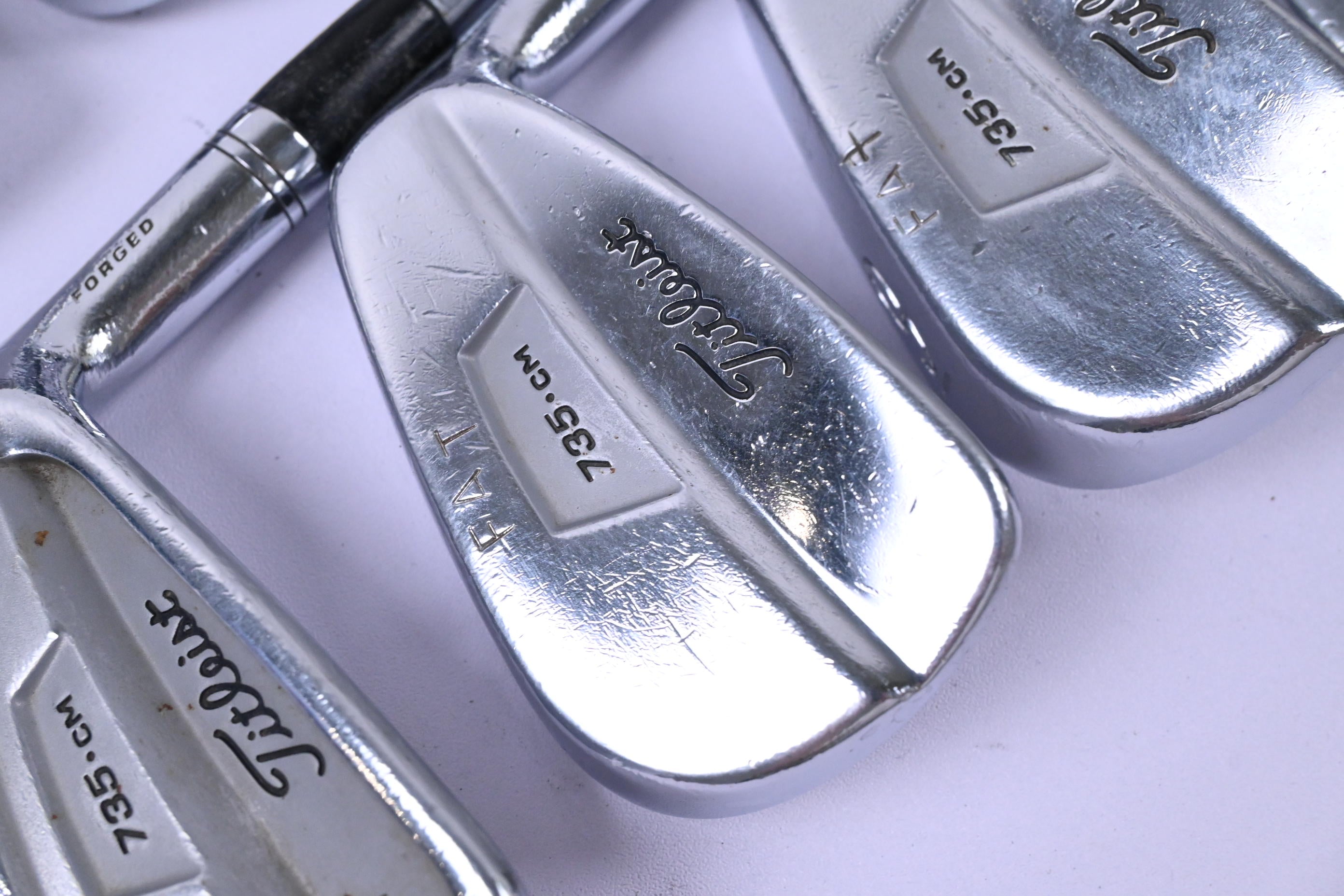 Titleist 735.CM Irons / 3-PW / Stiff Flex Steel Shafts