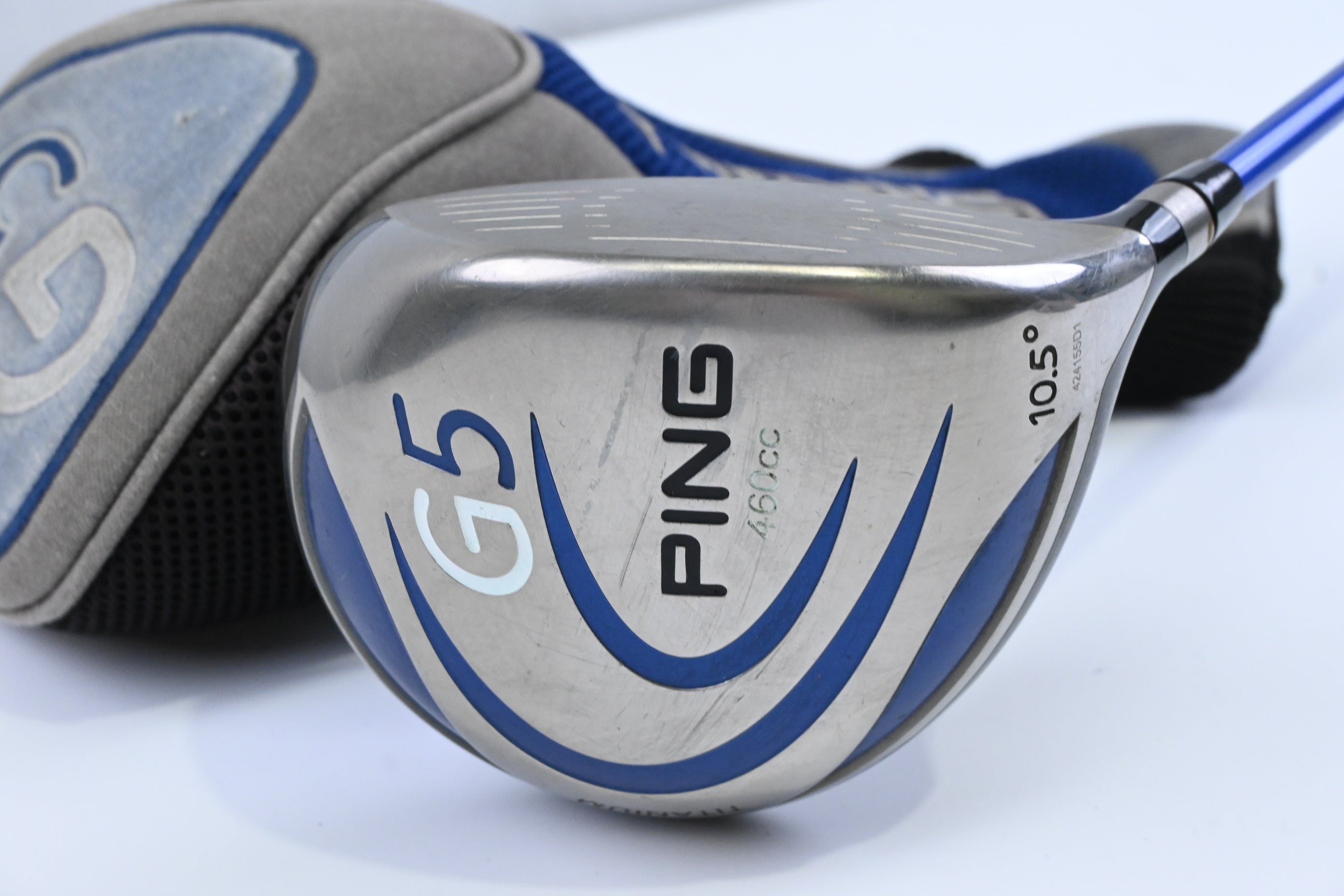 Ping G5 Driver / 10.5 Degree / Regular Flex Grafalloy ProLuanch Blue 65 Shaft