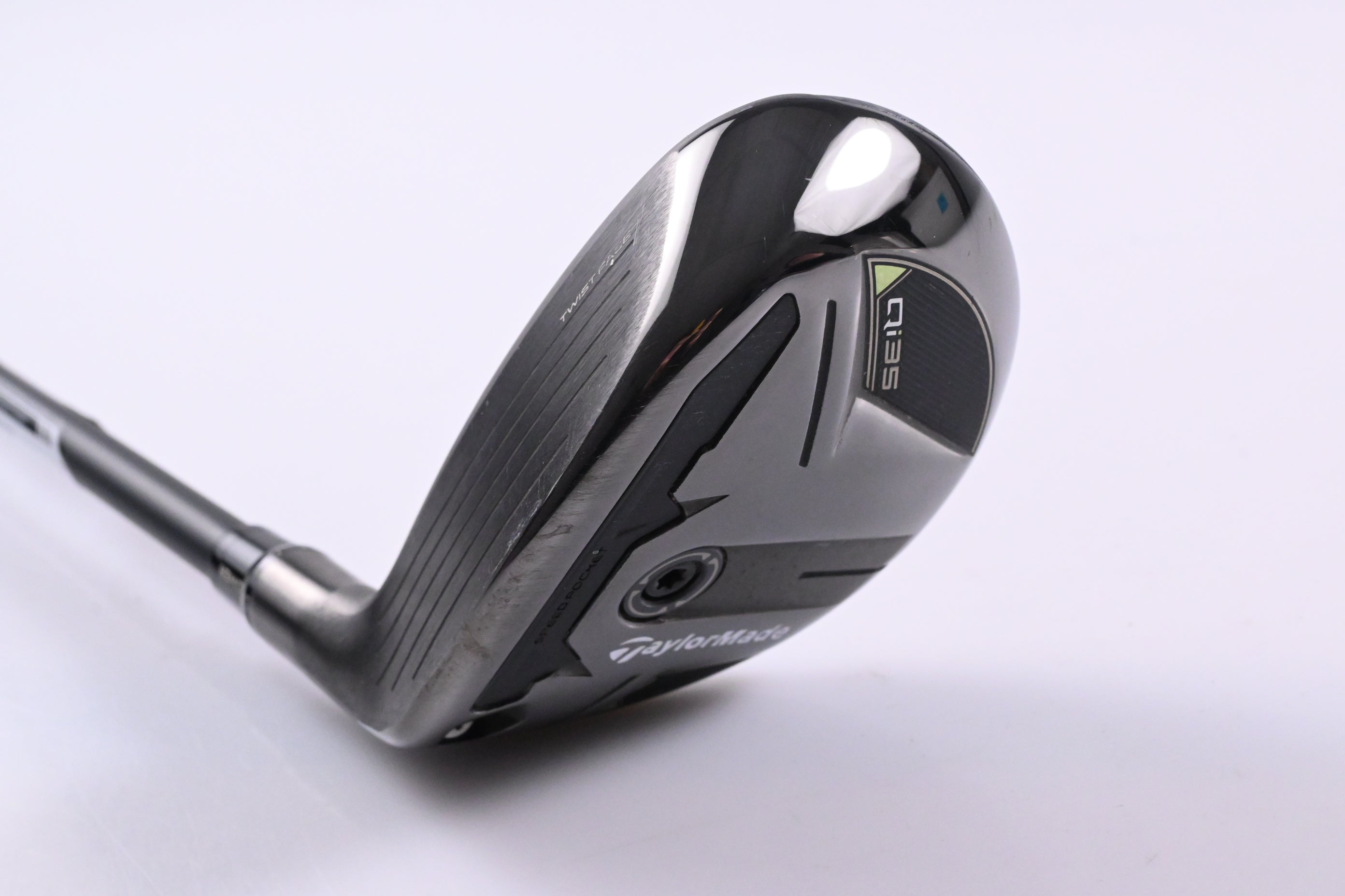 Left Hand Taylormade Qi35 #4 Hybrid / 22 Degree / Regular Flex Ventus Blue 6