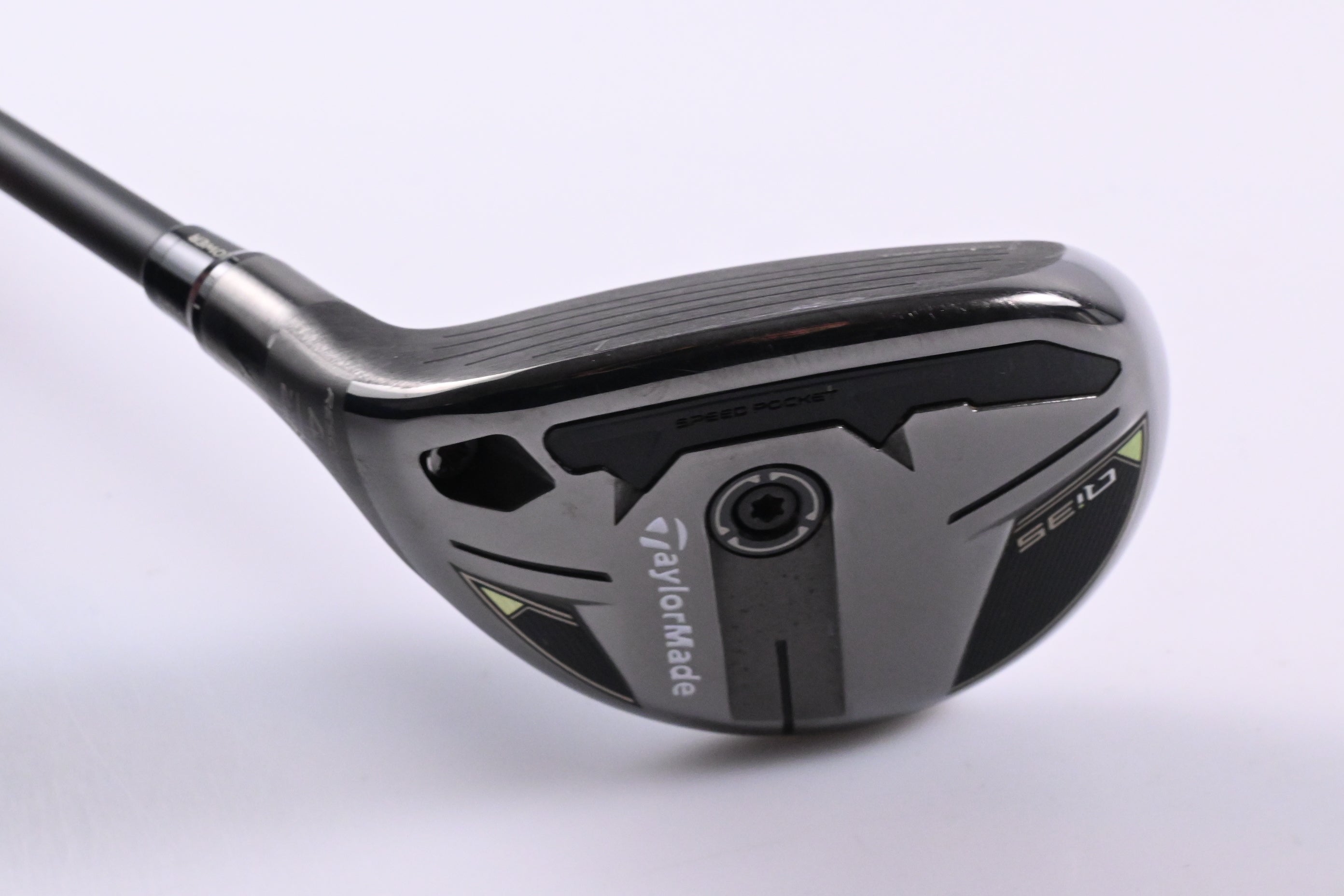 Left Hand Taylormade Qi35 #4 Hybrid / 22 Degree / Regular Flex Ventus Blue 6