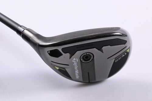 Left Hand Taylormade Qi35 #4 Hybrid / 22 Degree / Regular Flex Ventus Blue 6