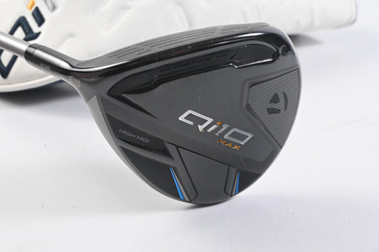 Left Hand Taylormade Qi10 Max #3 Wood / 16 Degree / Regular Flex Fujikura Speeder