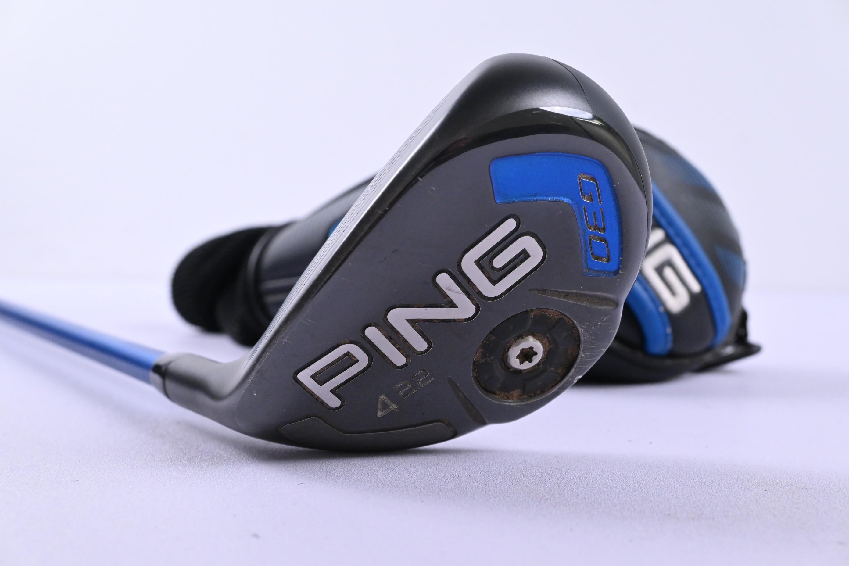 Left Hand Ping G30 #4 Hybrid / 22 Degree / Regular Flex Ping TFC 419 Shaft