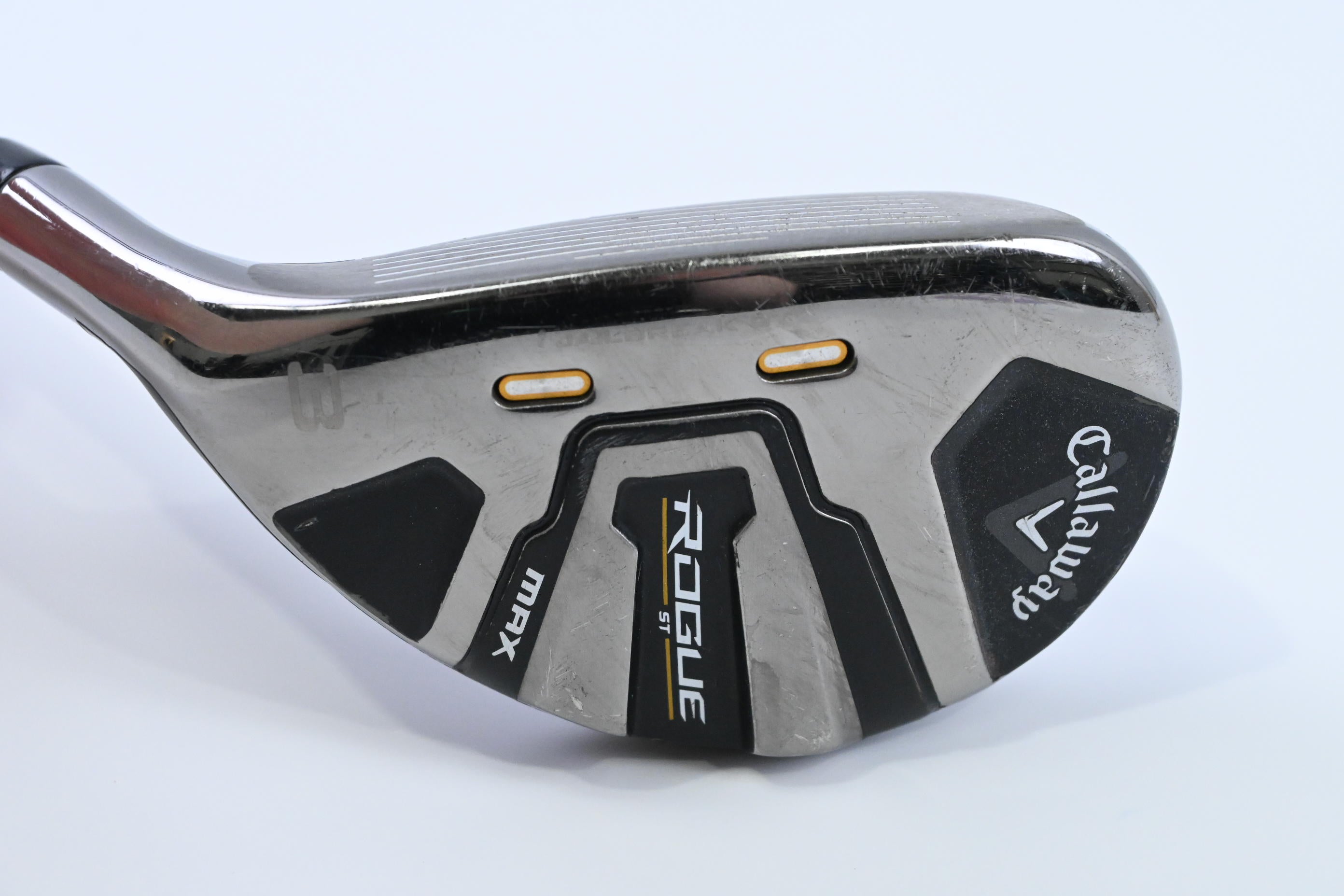 Left Hand Callaway Rogue ST Max #3 Hybrid / 18 Degree / Regular Flex Tensei AV