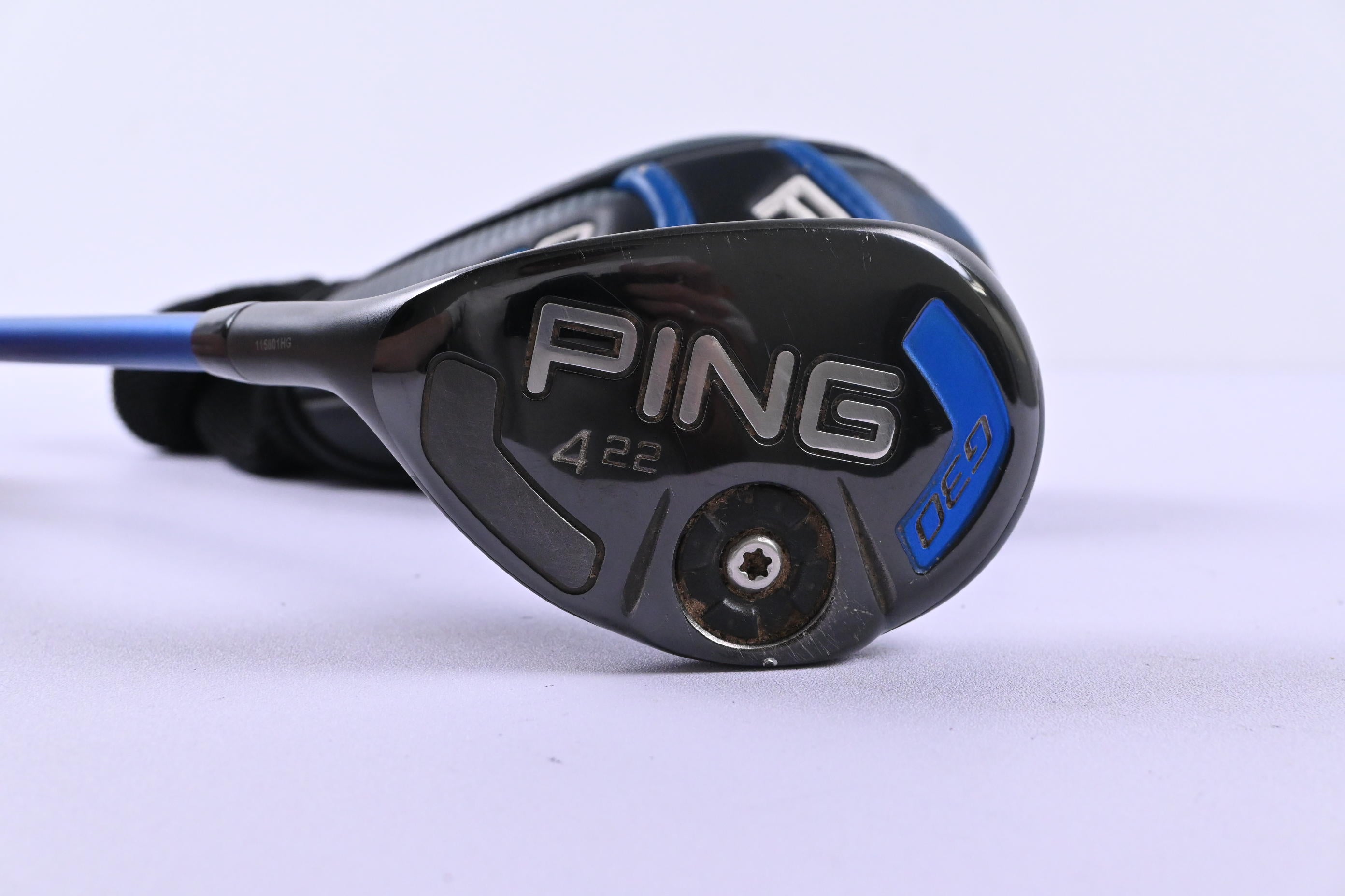 Left Hand Ping G30 #4 Hybrid / 22 Degree / Regular Flex Ping TFC 419 Shaft