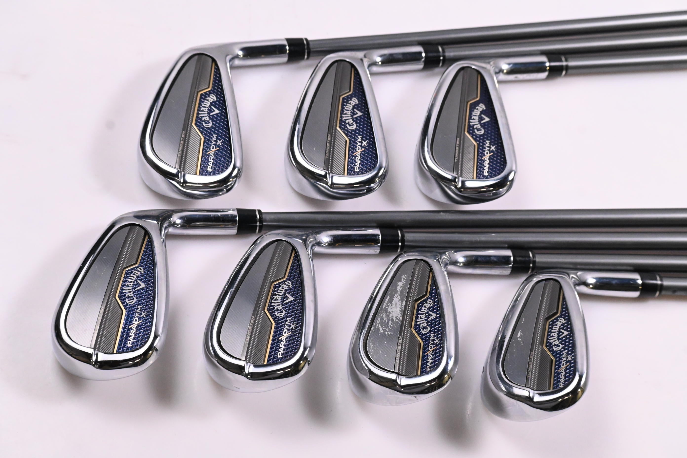 Callaway Paradym X Irons / 5-PW+GW / Regular Flex HZRDUS GEN4 Silver 65 Shaft
