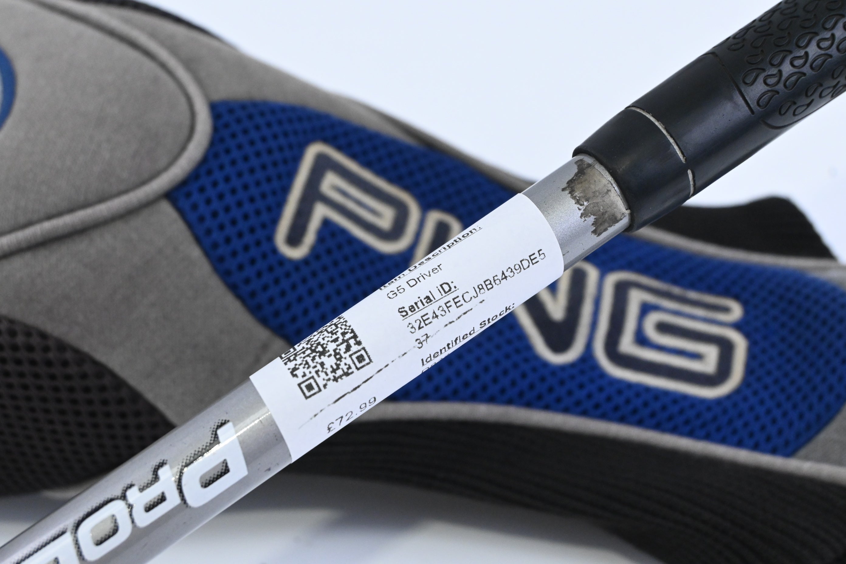Ping G5 Driver / 10.5 Degree / Regular Flex Grafalloy ProLuanch Blue 65 Shaft