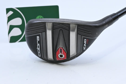 Cobra King F9 #3 Hybrid / 19 Degree / Stiff Flex Fujikura Atmos Black 7 Shaft