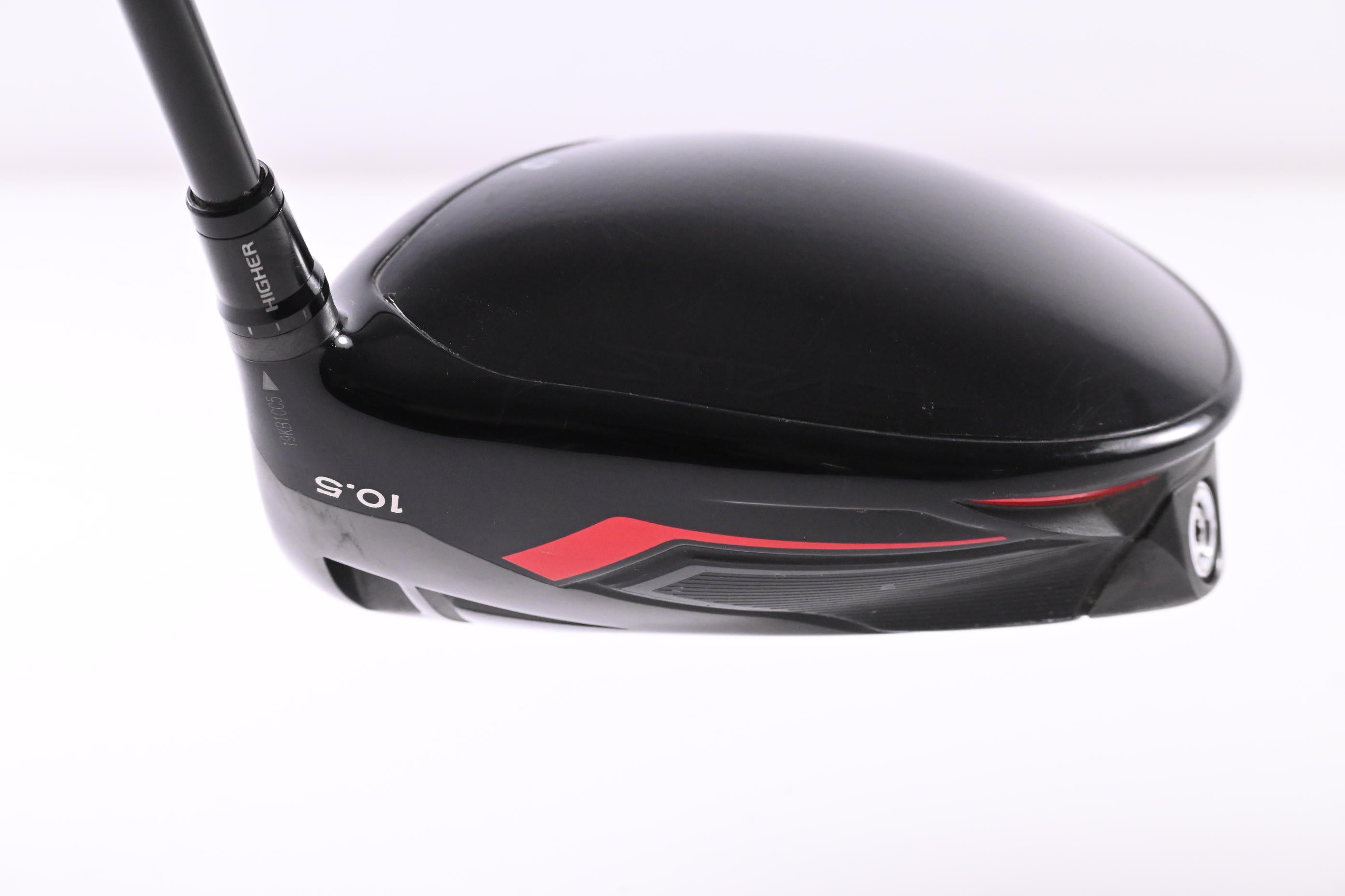 Taylormade Stealth Driver / 10.5 Degree / Stiff Flex HZRDUS Smoke RDX Red 60